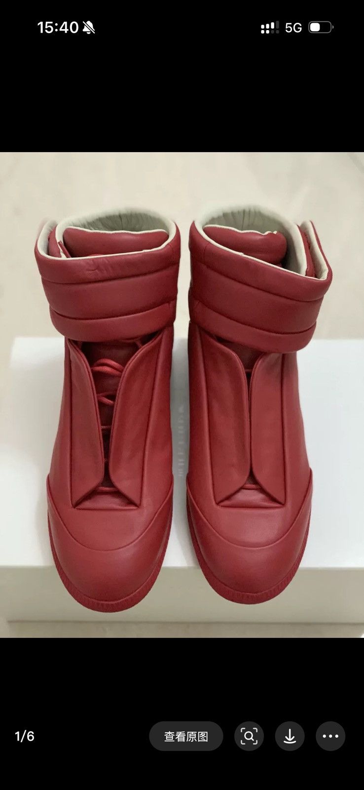 Maison Margiela FUTURE HI ALL RED BRAND NEW Size US 10.5 / EU 43-44 - 3 Thumbnail