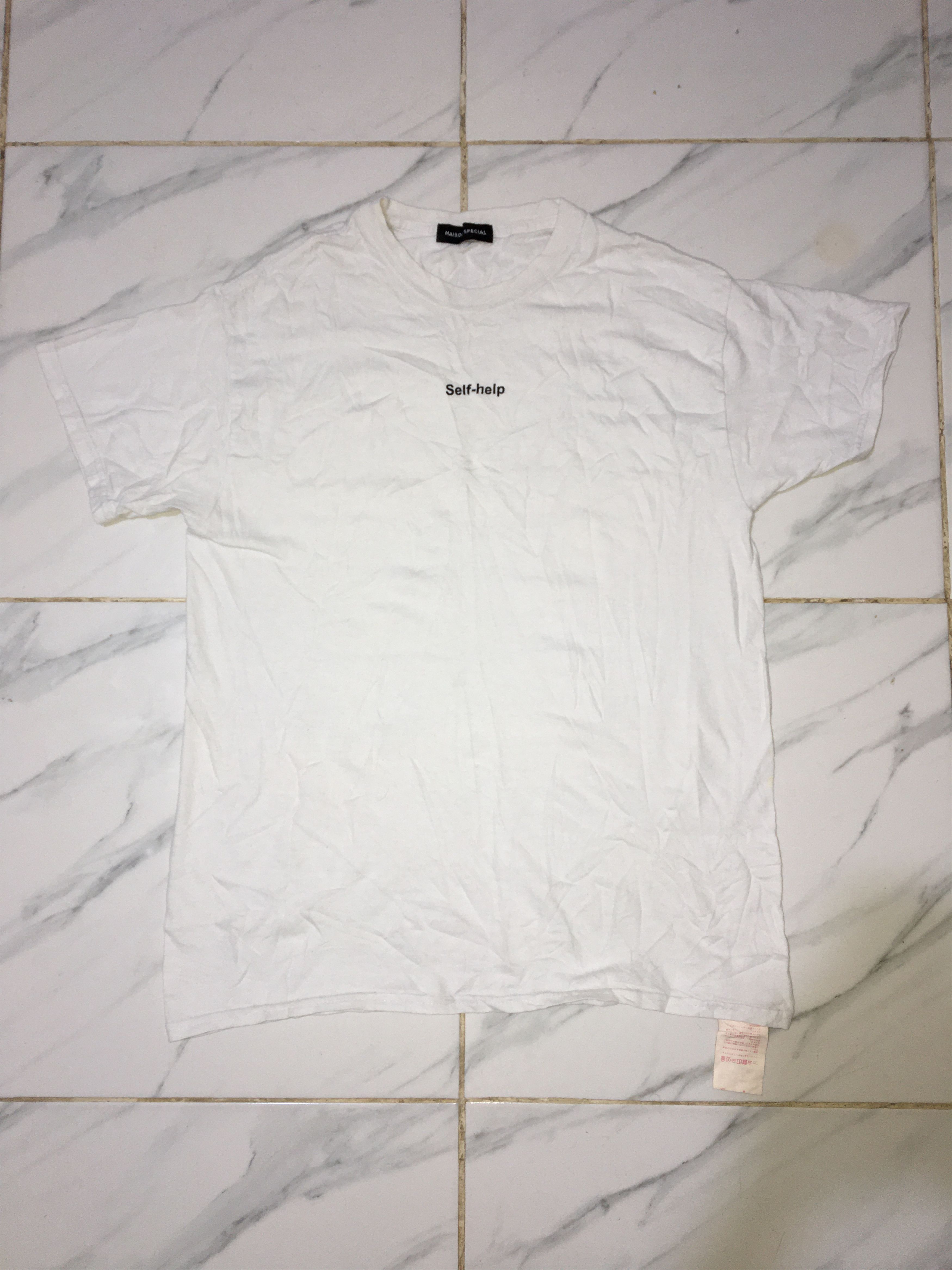 Japanese Brand MAISON SPECIAL SELF-HELP SHIRT Size US M / EU 48-50 / 2 - 2 Thumbnail