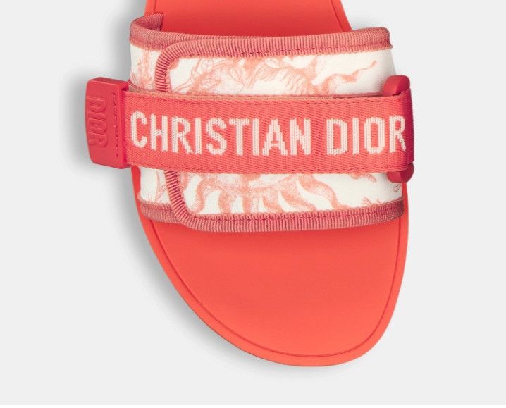 Dior o1w1db10425 KCQ431 Slides in Coral Size US 6 / IT 36 - 5 Thumbnail
