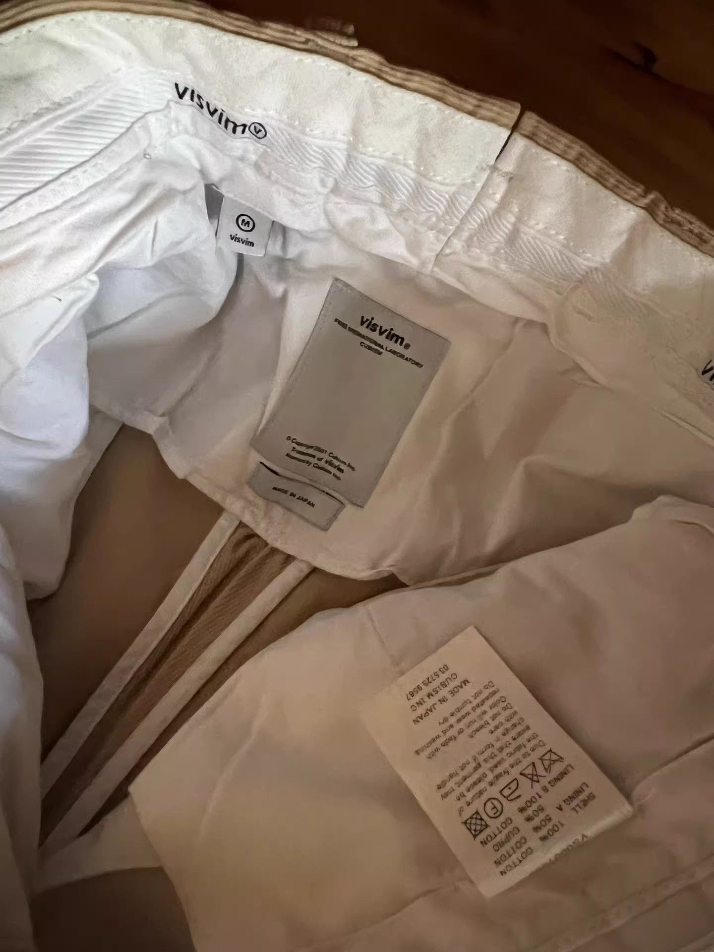 Visvim Visvim Early Khaki Pinstripe Cropped Pants Size US 32 / EU 48 - 9 Thumbnail