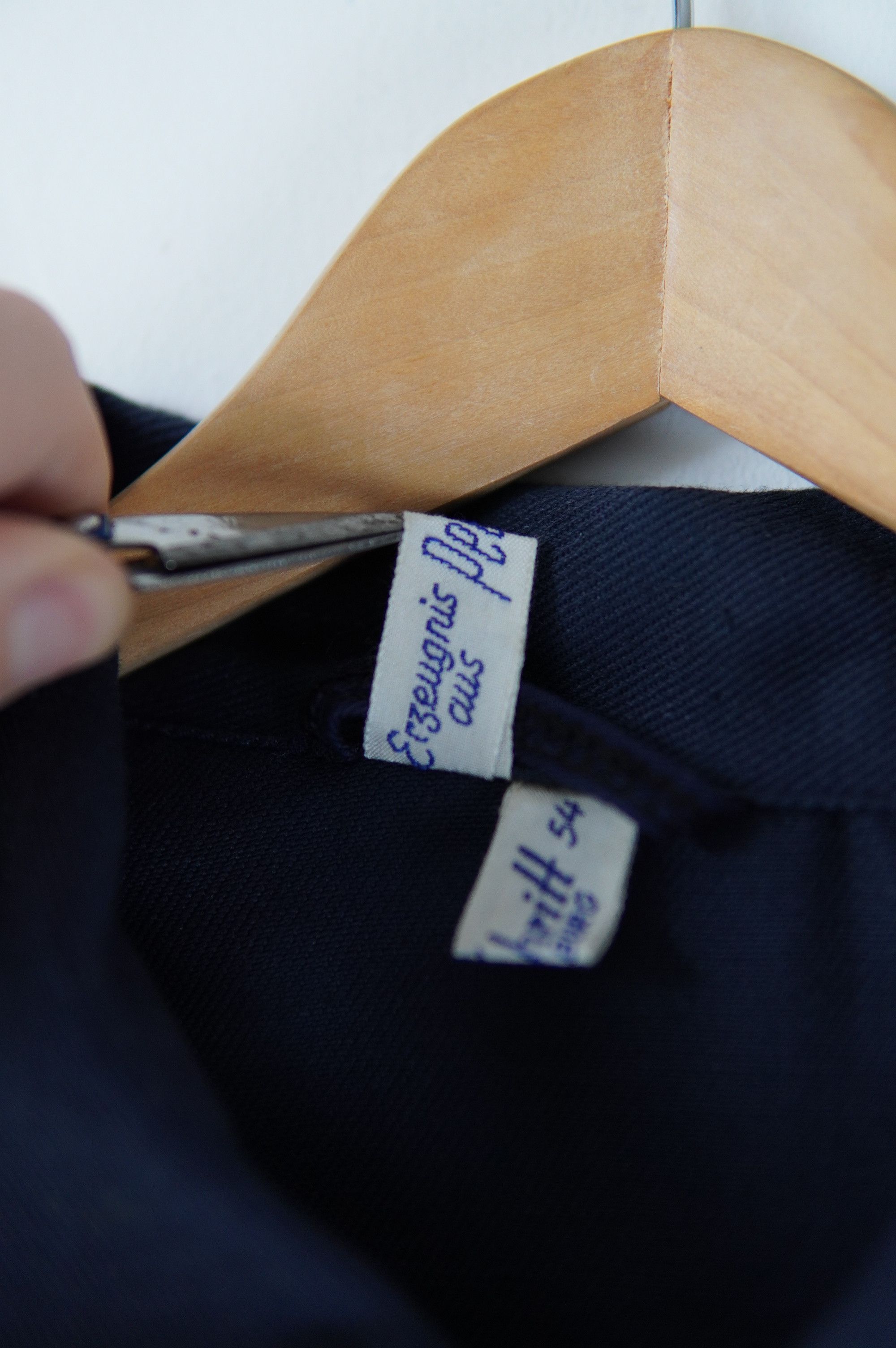 Le Laboureur Rare Deadstock 80s Fortschritt Germany French Chore Jacket Size US L / EU 52-54 / 3 - 6 Thumbnail