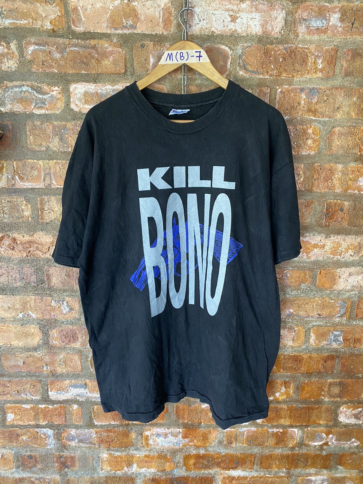 Band Tees 🔥RARE🔥 Vintage early 90s NEGATIVLAND KILL BONO sst records Size US XL / EU 56 / 4 - 2 Thumbnail