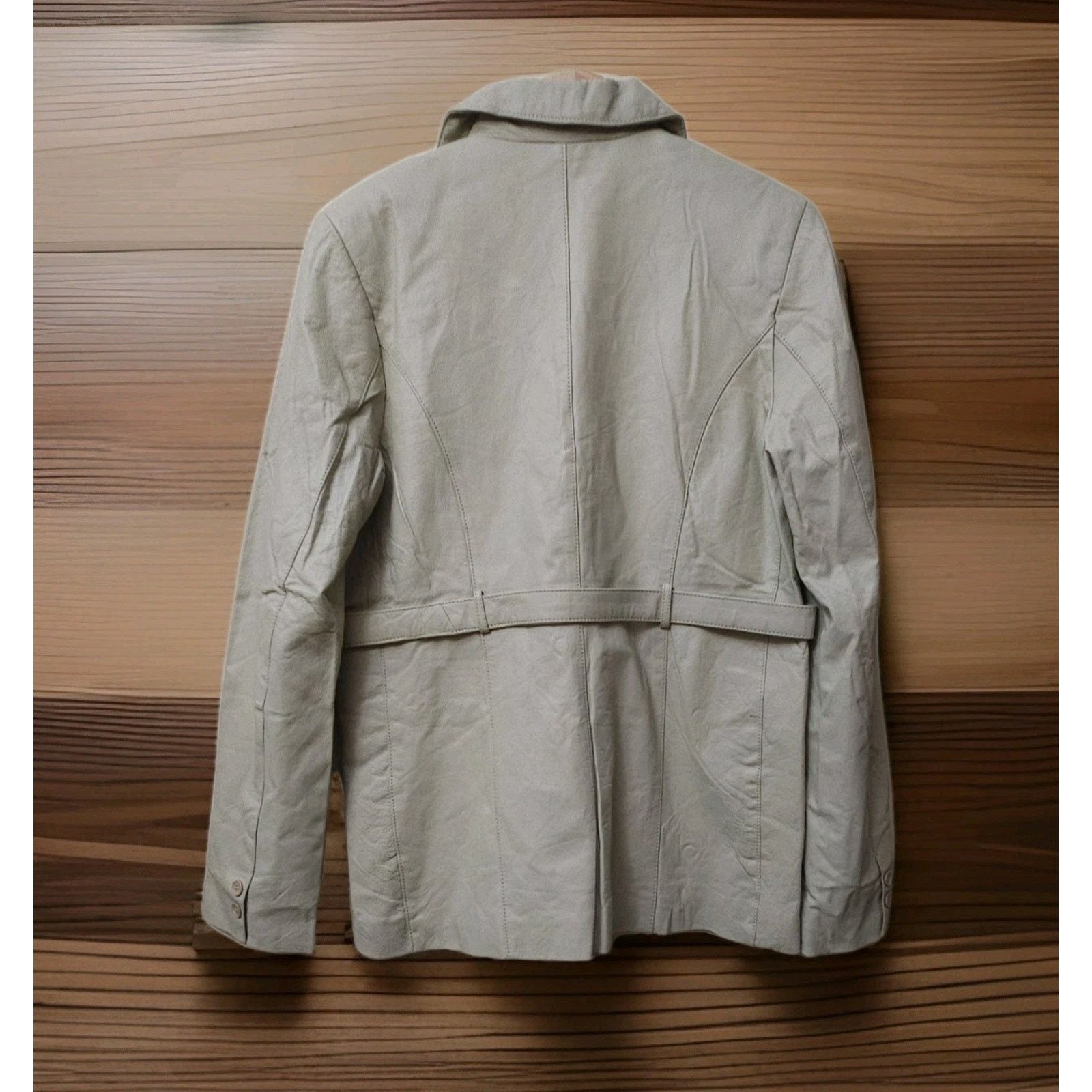 Lucky Brand Lucky Genuine Leather Button Plazer Pockets Jacket Size L Size L / US 10 / IT 46 - 3 Thumbnail