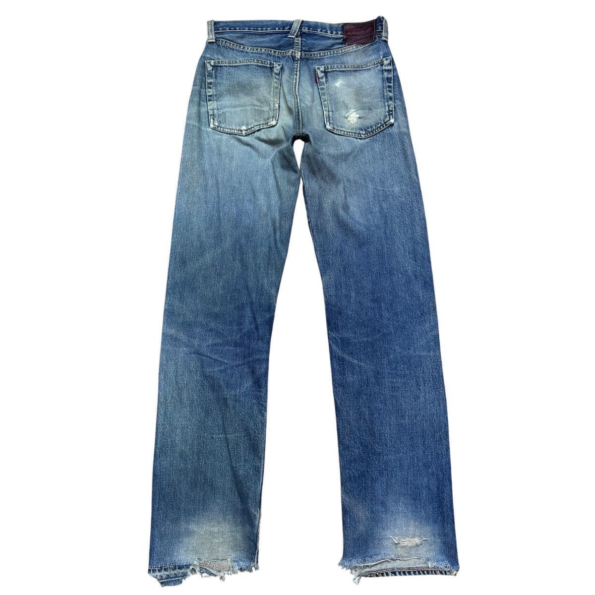 Evisu Vintage Evis Denim Selvedge Jeans Distressed Size US 30 / EU 46 - 3 Thumbnail