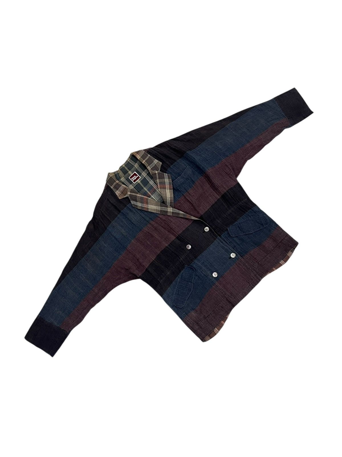 Issey Miyake 1980s Issey Miyake Reversible Double Breasted Jacket Size US L / EU 52-54 / 3 - 4 Thumbnail
