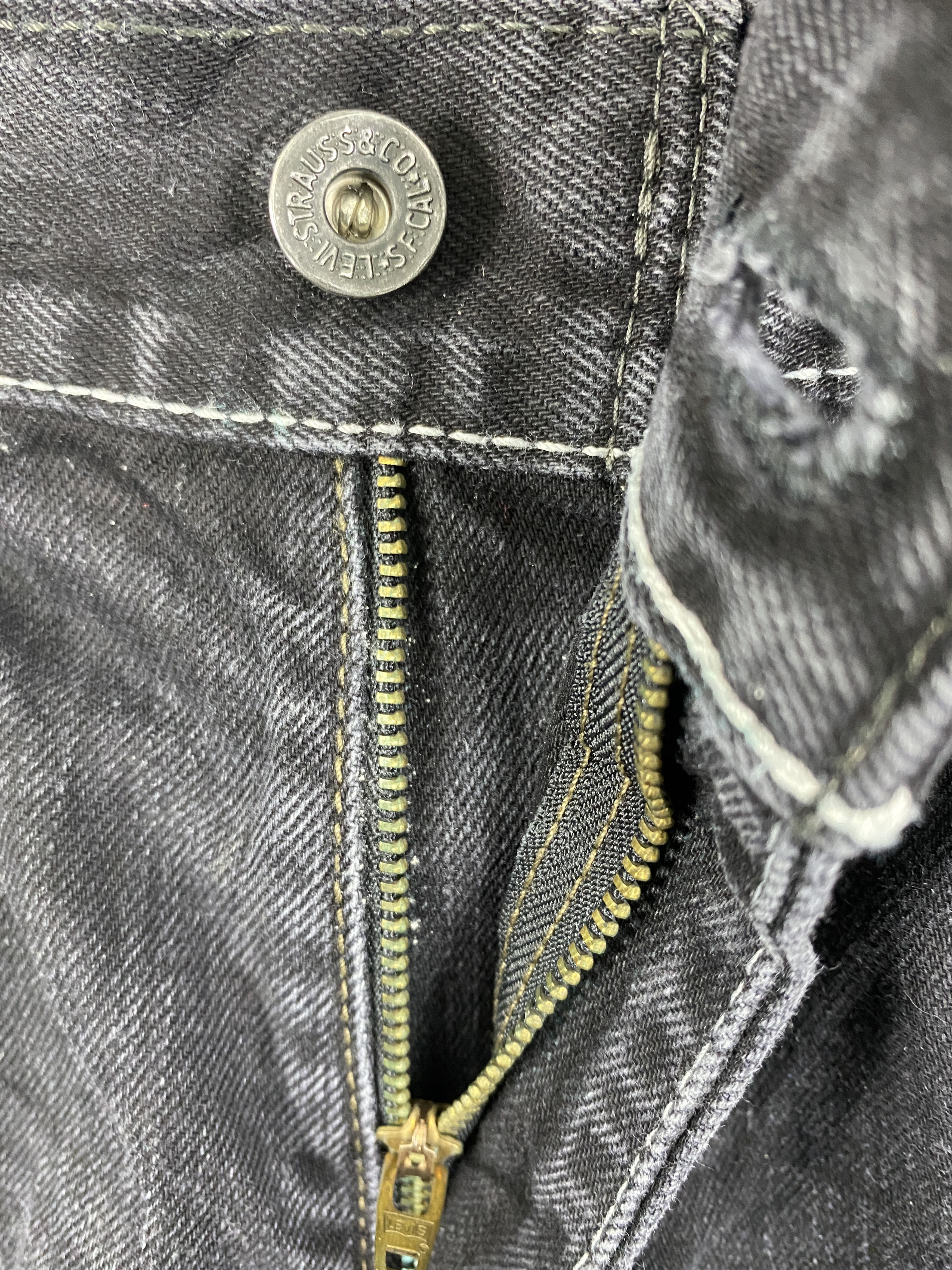 Levi's Distressed Black Vintage Levi's 511 32x33 Denim -JN1982 Size US 32 / EU 48 - 6 Thumbnail