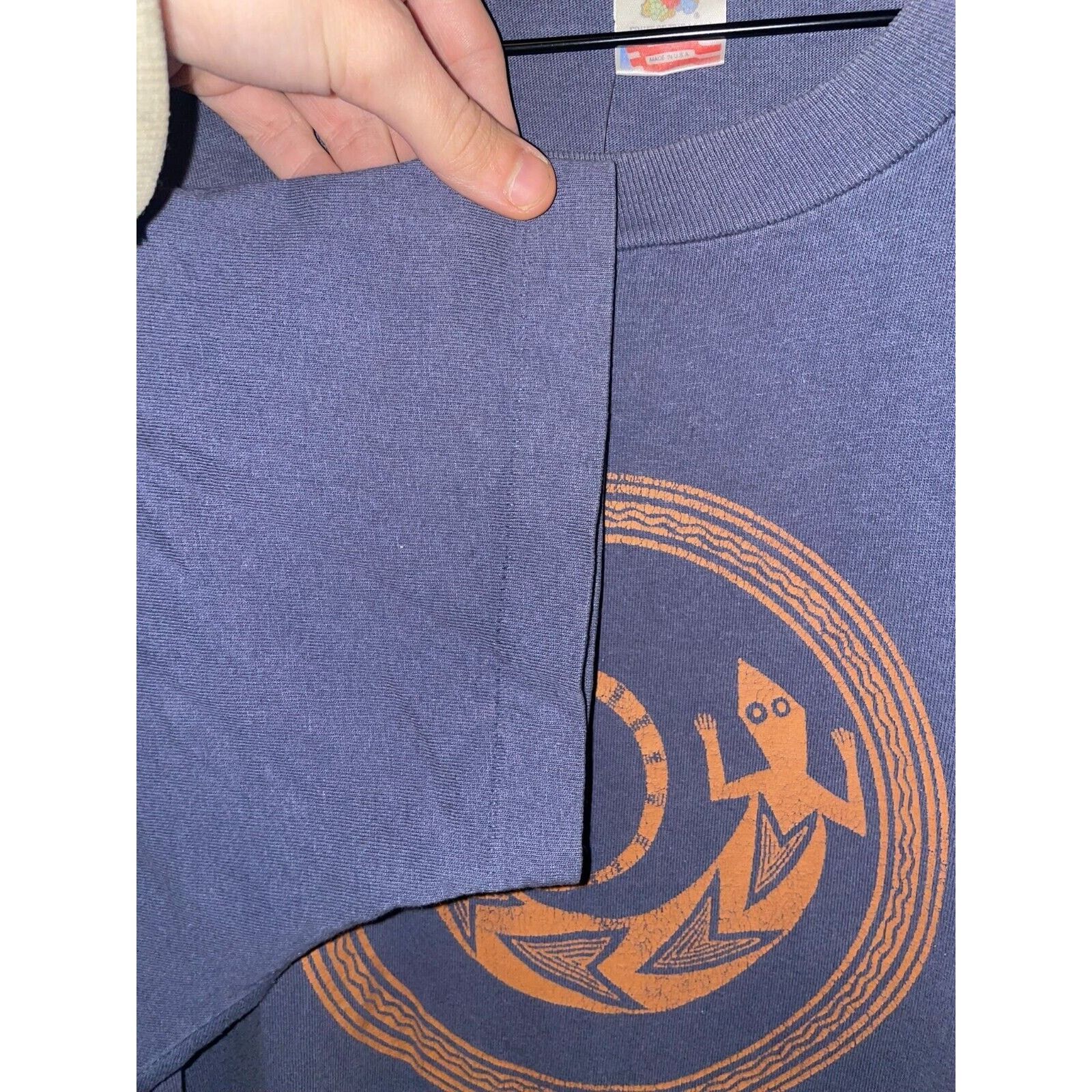 Fruit Of The Loom Vintage Moab Utah Shirt Mimbres Lizard UT Aboriginal Tee 90s Size US XXL / EU 58 / 5 - 7 Thumbnail