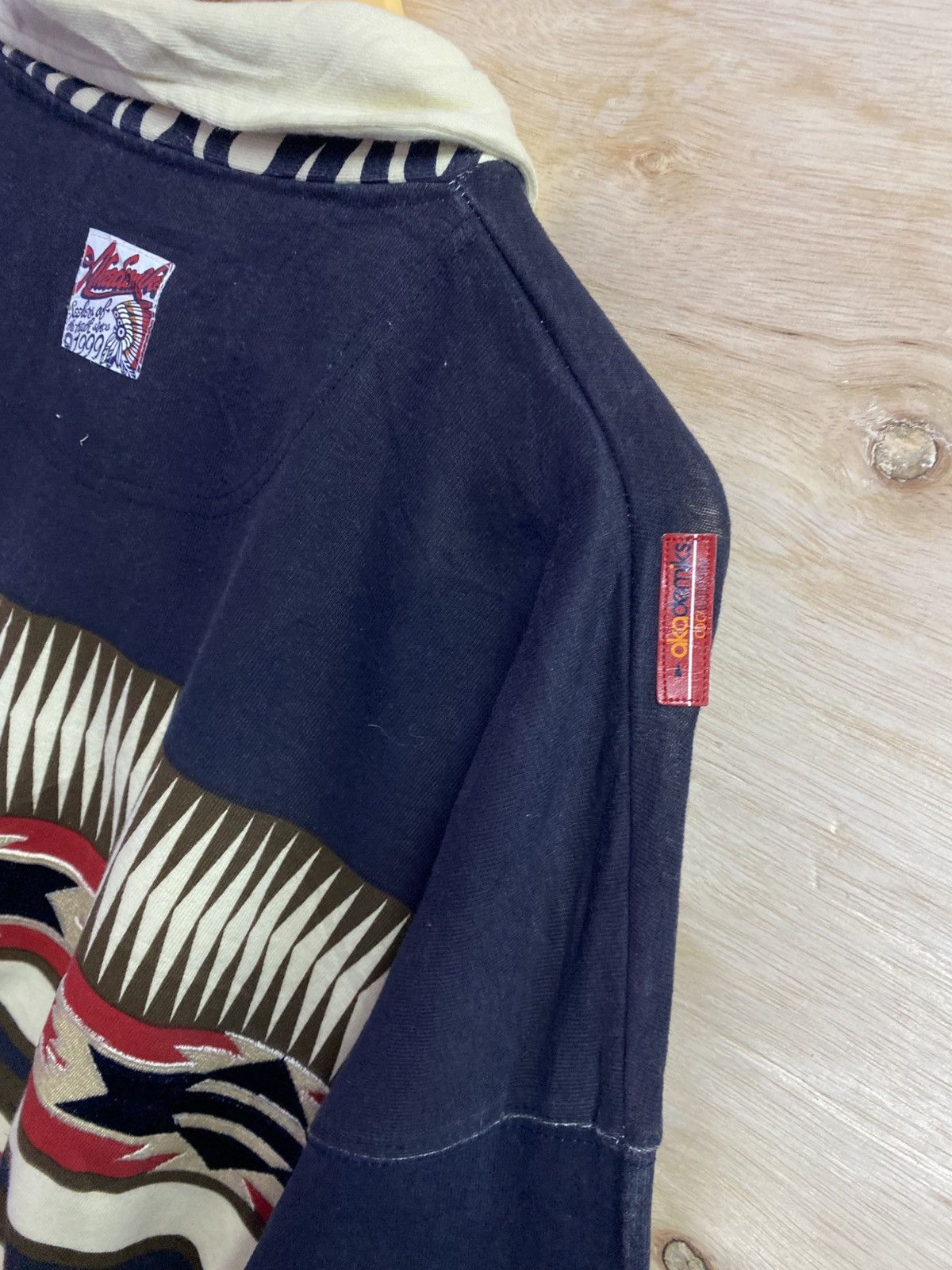 Other vintage Y2K Akademiks Native Warrior AOP men's shirt Size US XXL / EU 58 / 5 - 9 Thumbnail