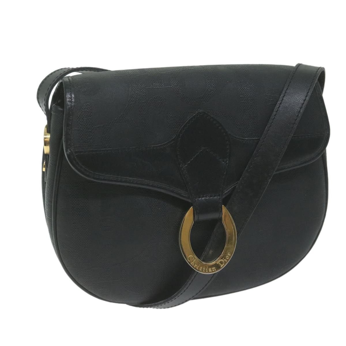 Dior DIOR Trotter Canvas Shoulder Bag Black Size ONE SIZE - 1 Thumbnail