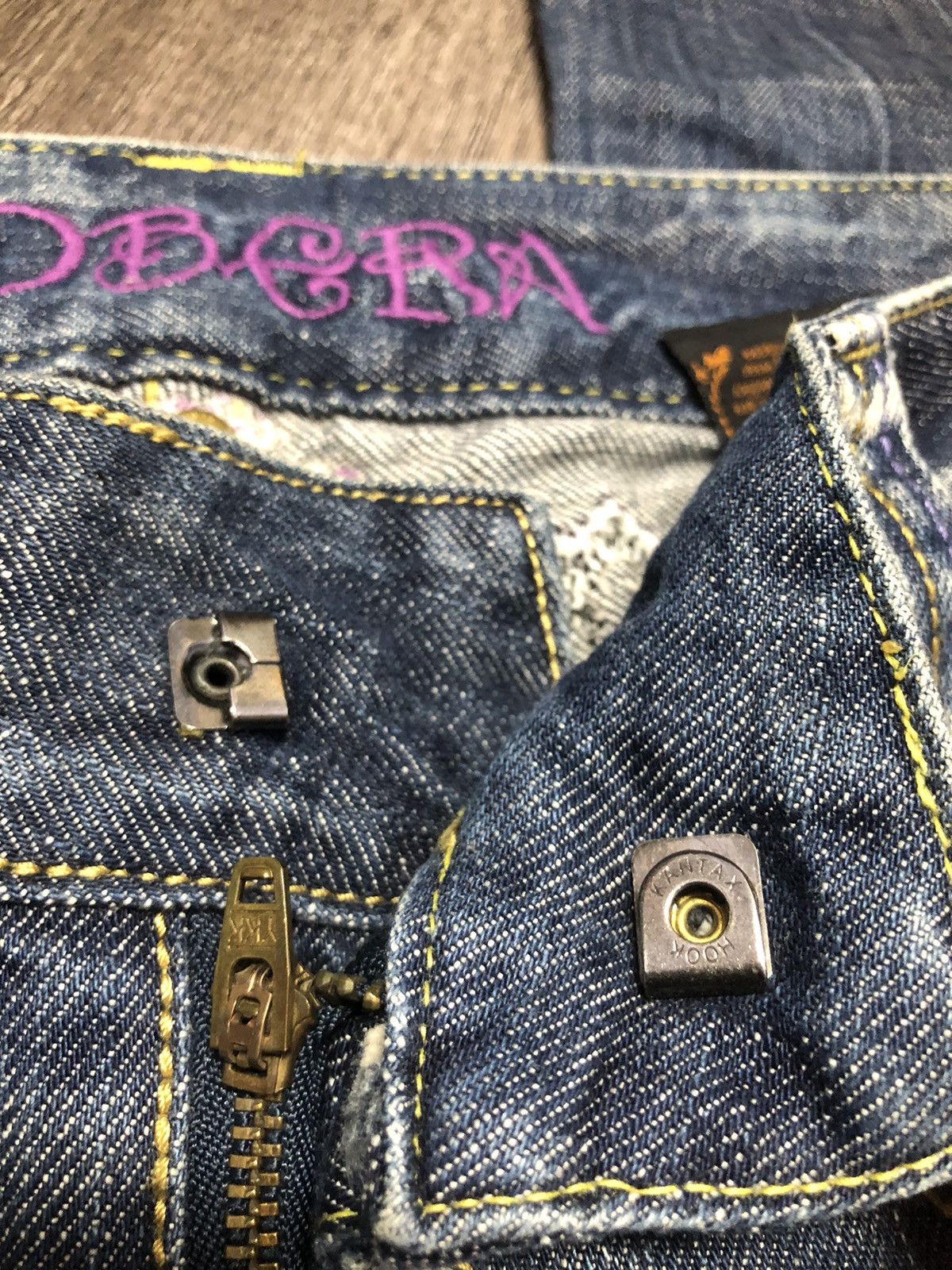 If Six Was Nine × Japanese Brand VINTAGE RIOBERA FLARE JEANS RARE DESIGN UNISEX Size US 30 / EU 46 - 10 Thumbnail