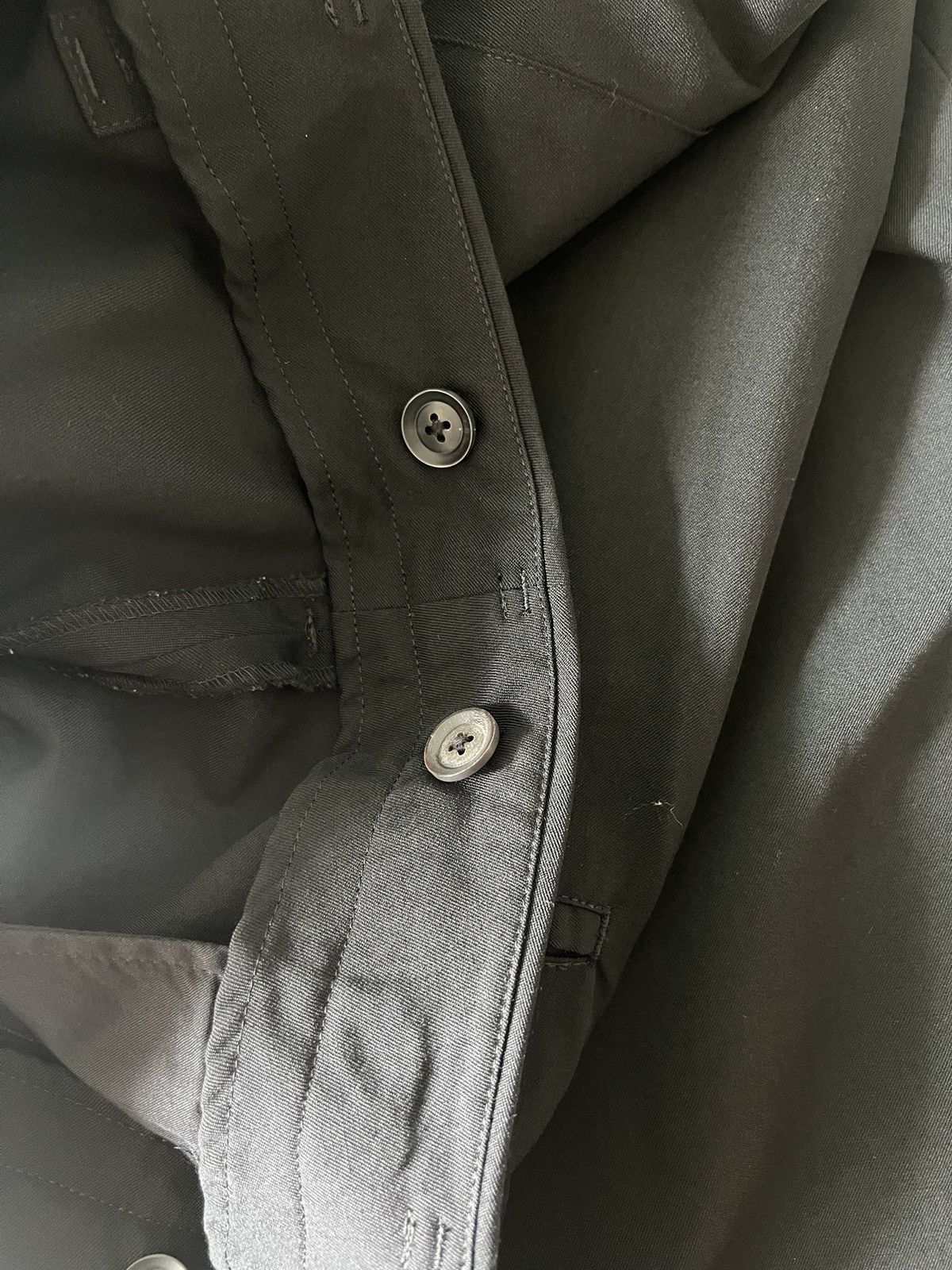 Yohji Yamamoto Yohji Yamamoto Pour Homme - W/GABARDINE Side Tuck Pants Size US 30 / EU 46 - 5 Thumbnail