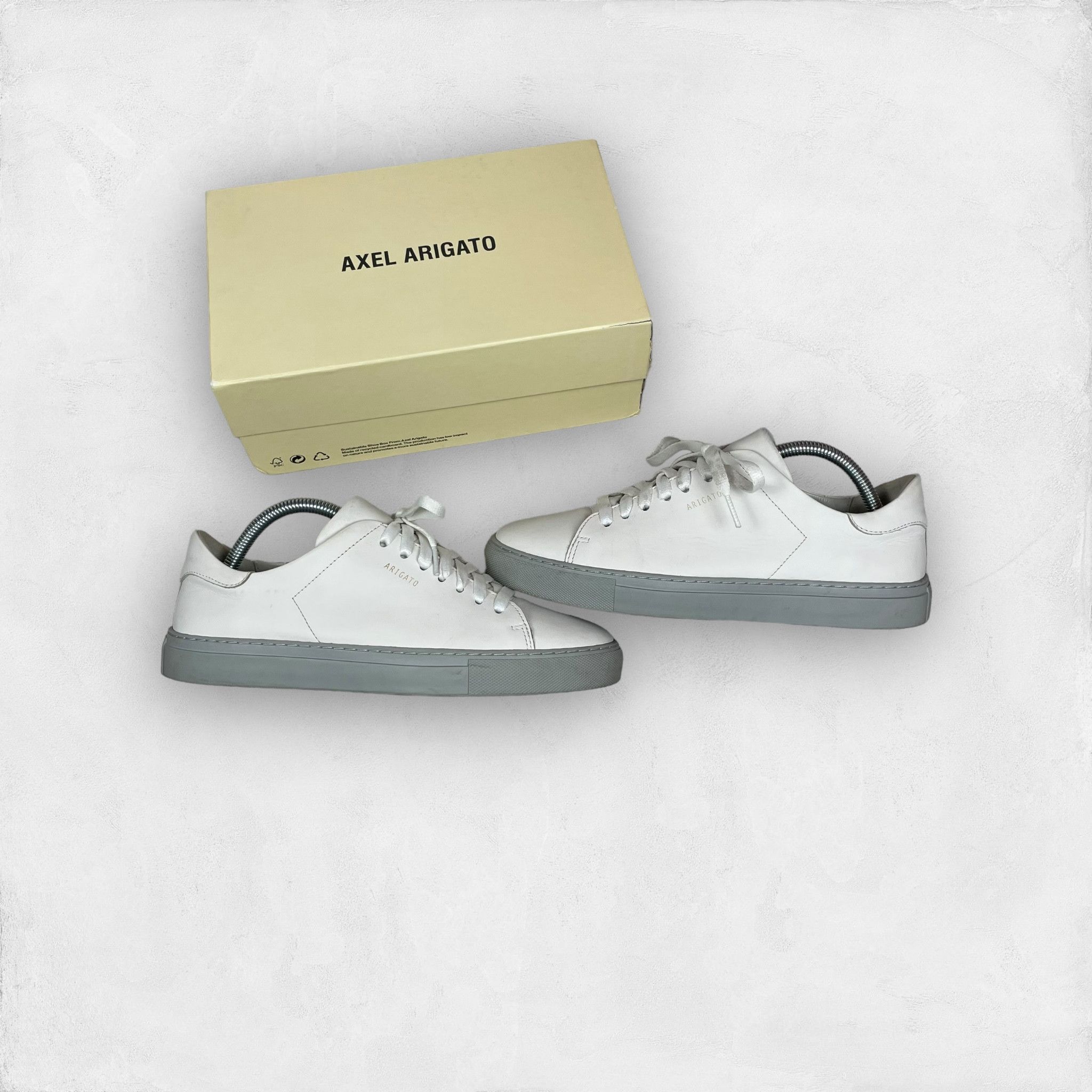 image of Axel Arigato Clean 90 28548-41 Men's White Sneakers Shoes 8