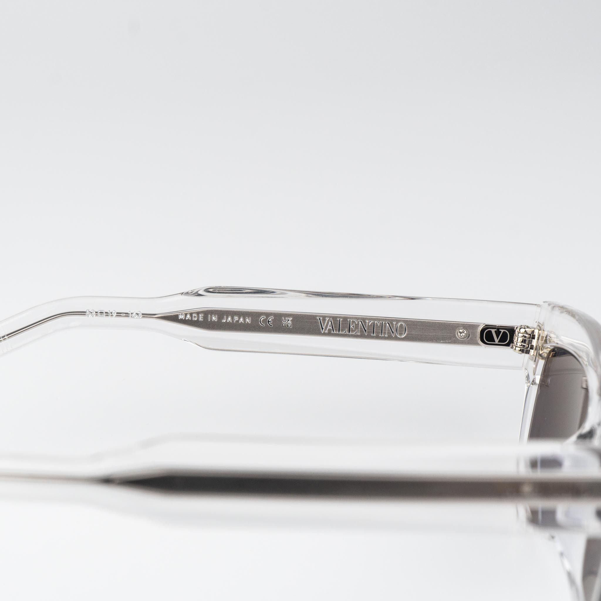 Valentino Valentino Women Sunglasses Grey Rectangle V-SHARP VLS-134 C Size ONE SIZE - 8 Thumbnail