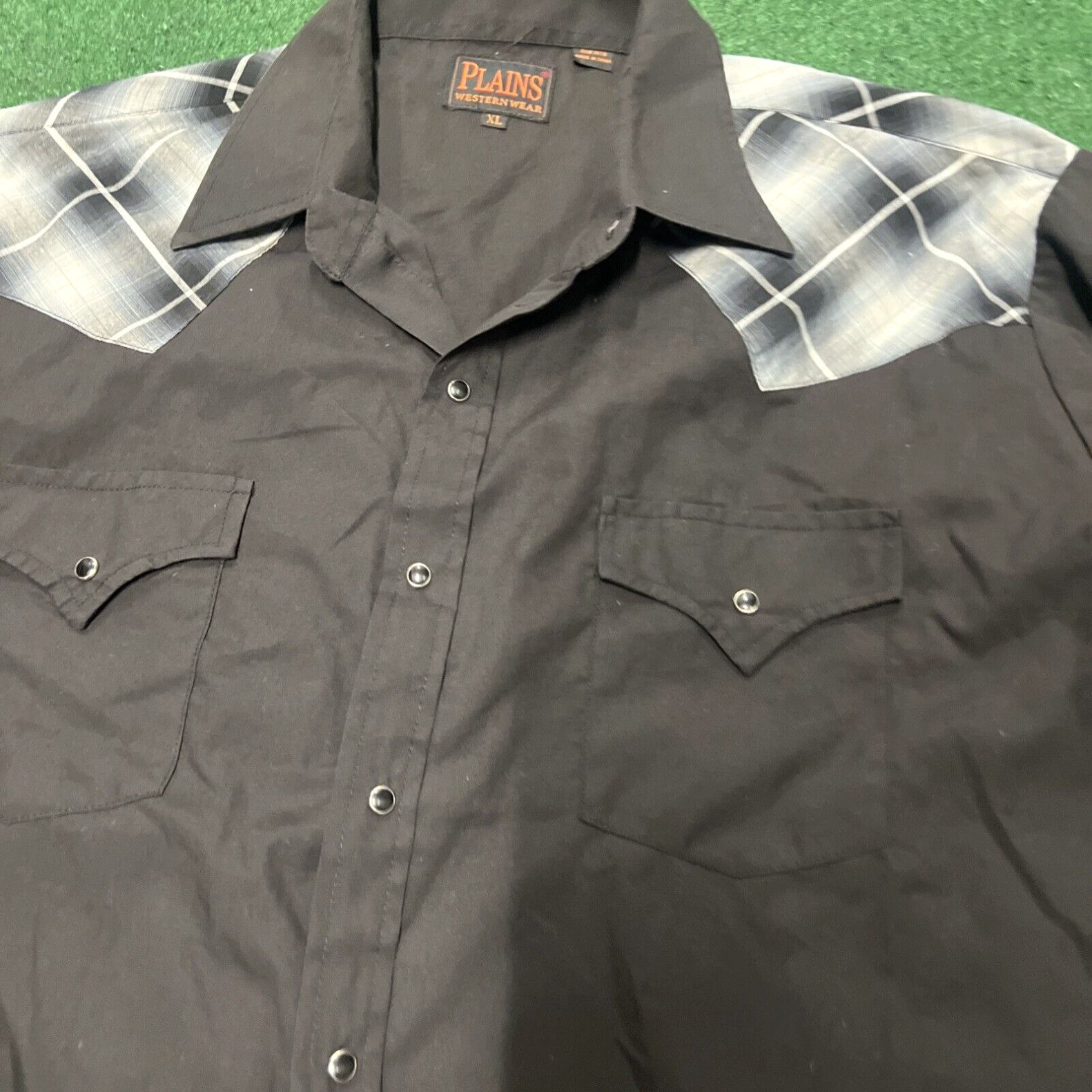 Vintage Vintage Plains Shirt Adult XL Western Wear Pearl Snap Cowboy Embroidered Mens Size US XL / EU 56 / 4 - 4 Thumbnail