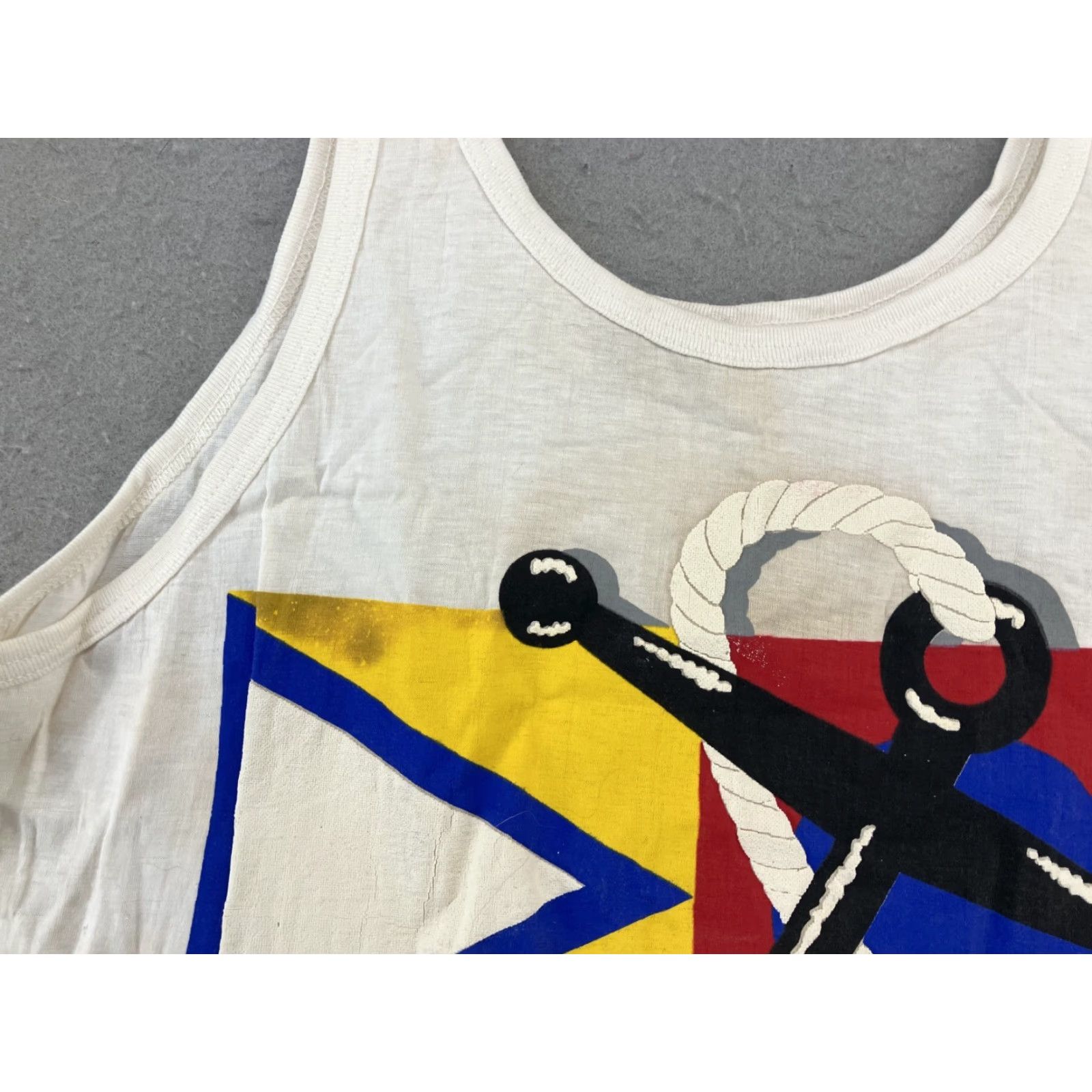 Vintage VINTAGE Double Bull Bahamas Souvenir Graphic Tank Top Men L White Nautical Beach 90s Shirt T-Shirt Tank Top Size US L / EU 52-54 / 3 - 7 Thumbnail
