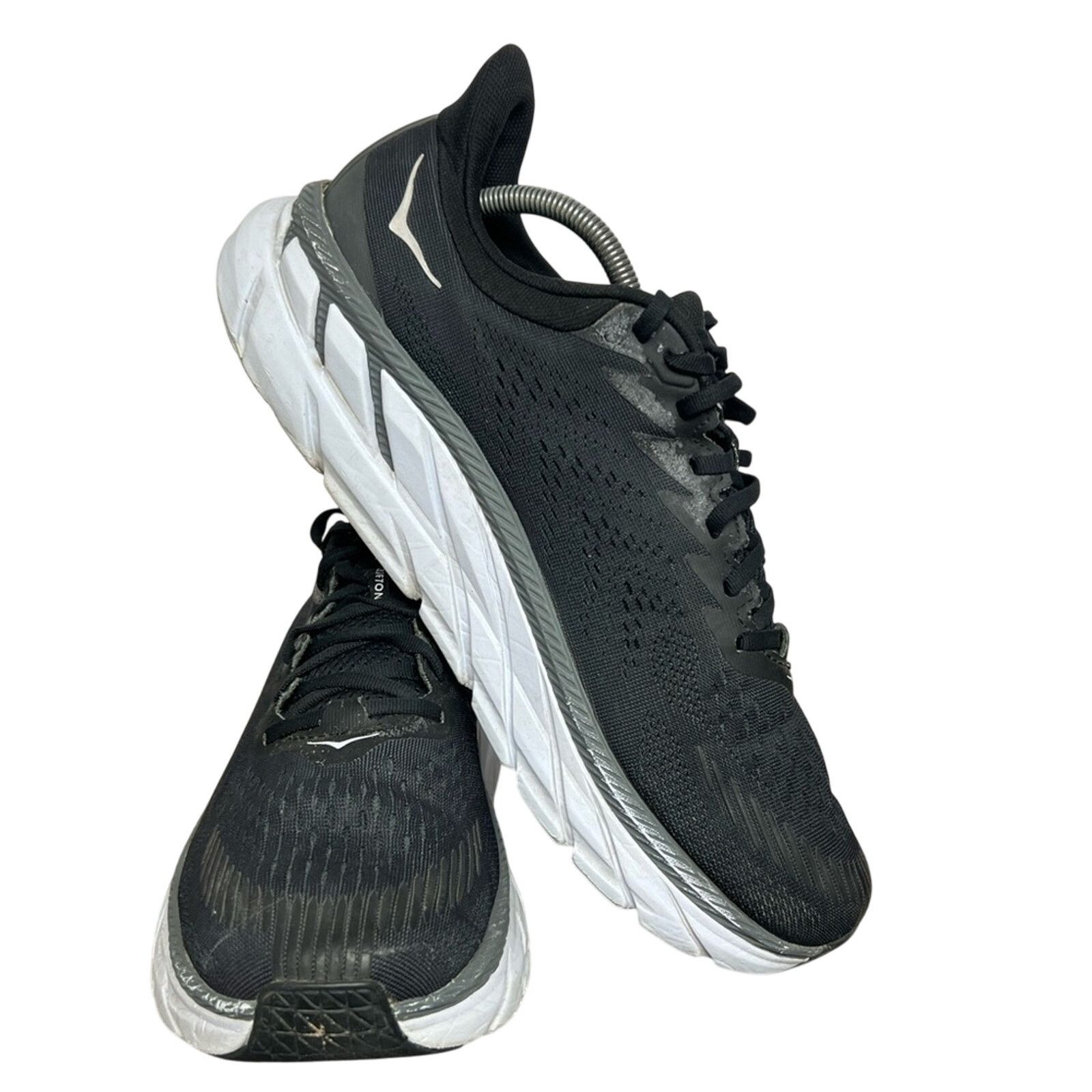 Hoka Hoka One One Clifton 7 Mens Size 11.5 Black Running Shoes Size US 11.5 / EU 44-45 - 3 Thumbnail