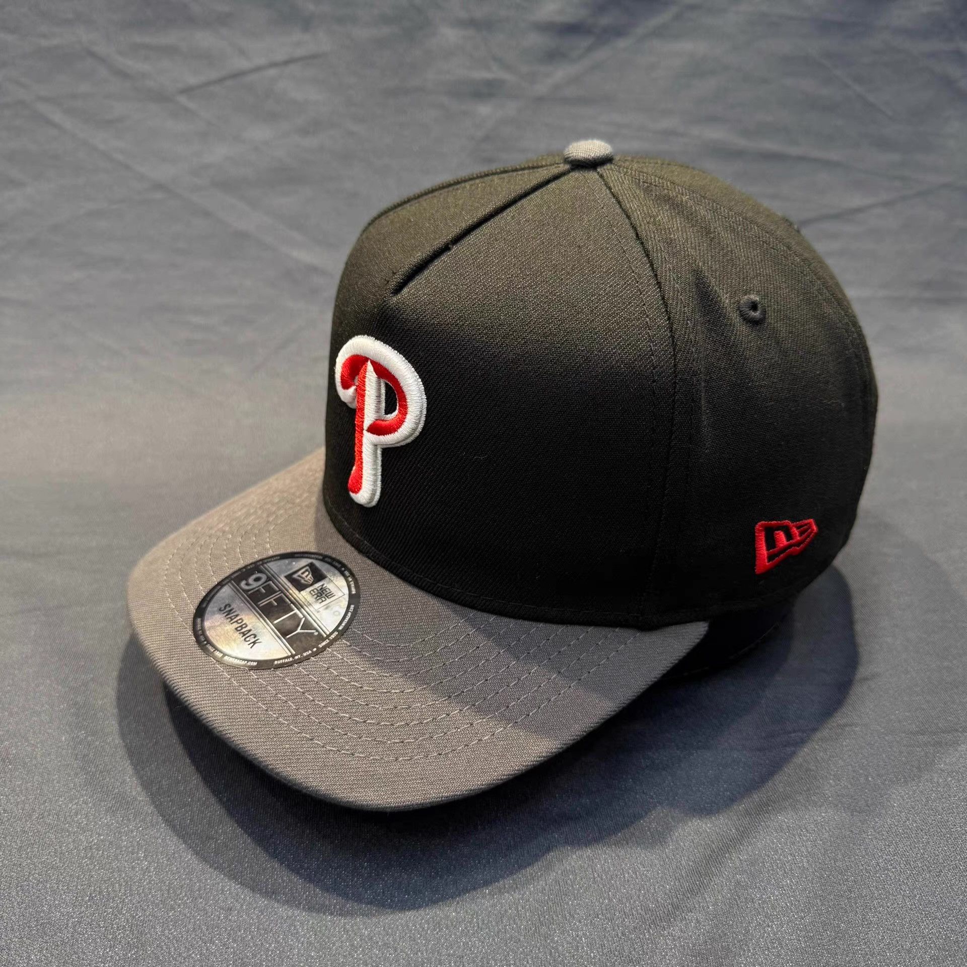 New Era New Era Baseball Cap Flat Brim Hat Q5 Size ONE SIZE - 3 Thumbnail