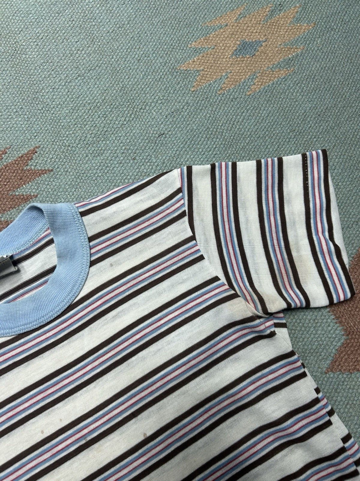 Vintage Vintage 70s striped t shirt soft boys 14 women’s baby tee Size S / US 4 / IT 40 - 5 Thumbnail