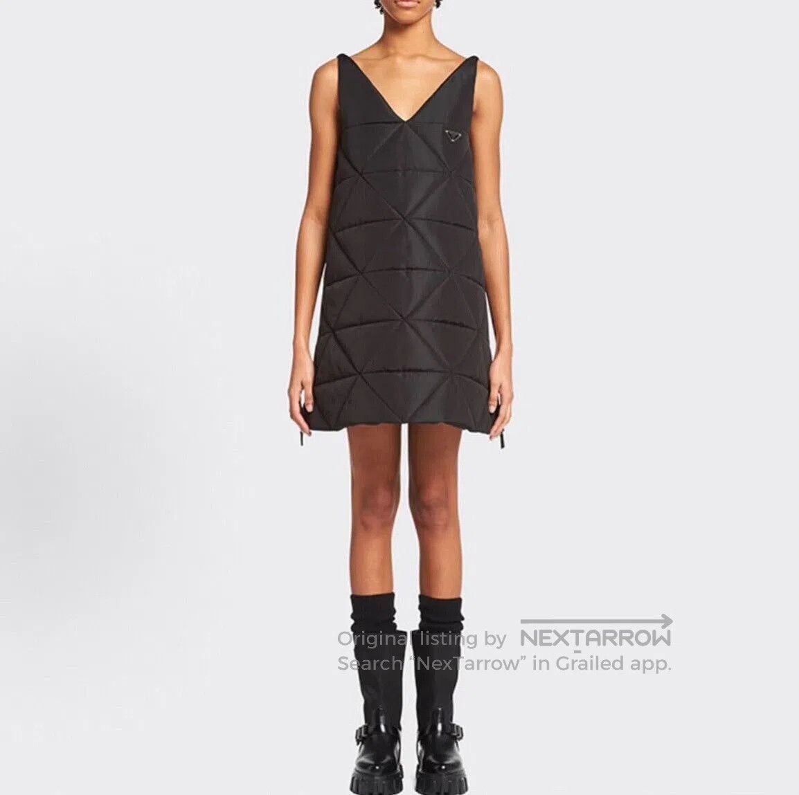 Prada Prada Women's V-Neck Padded Vest Dress. Size S / US 4 / IT 40 - 2 Thumbnail