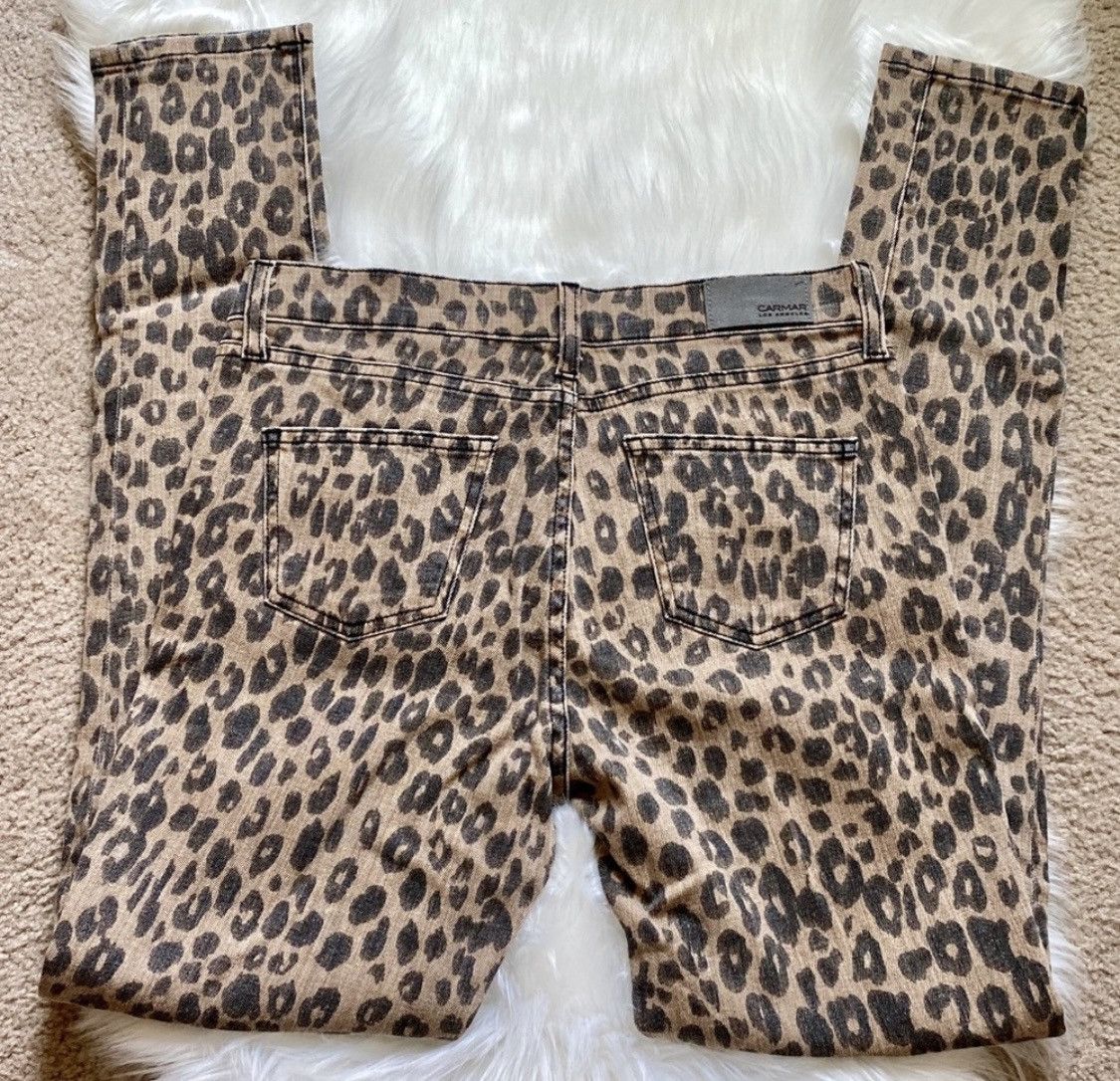 Other CARMAR LEOPARD RYAN SLIM FIT MID RISE JEANS SZ 28 Size 31" - 3 Thumbnail