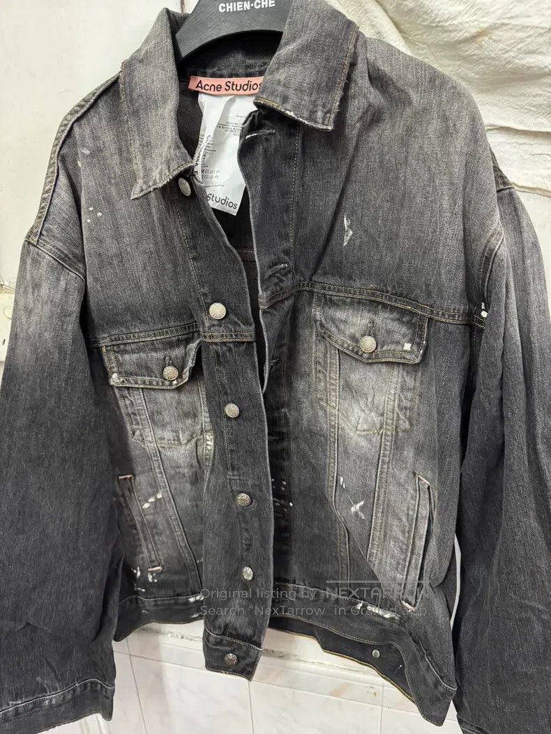 Acne Studios Acne Studios Retro faded ink-splashed loose off-the-should Size US XS / EU 42 / 0 - 2 Thumbnail