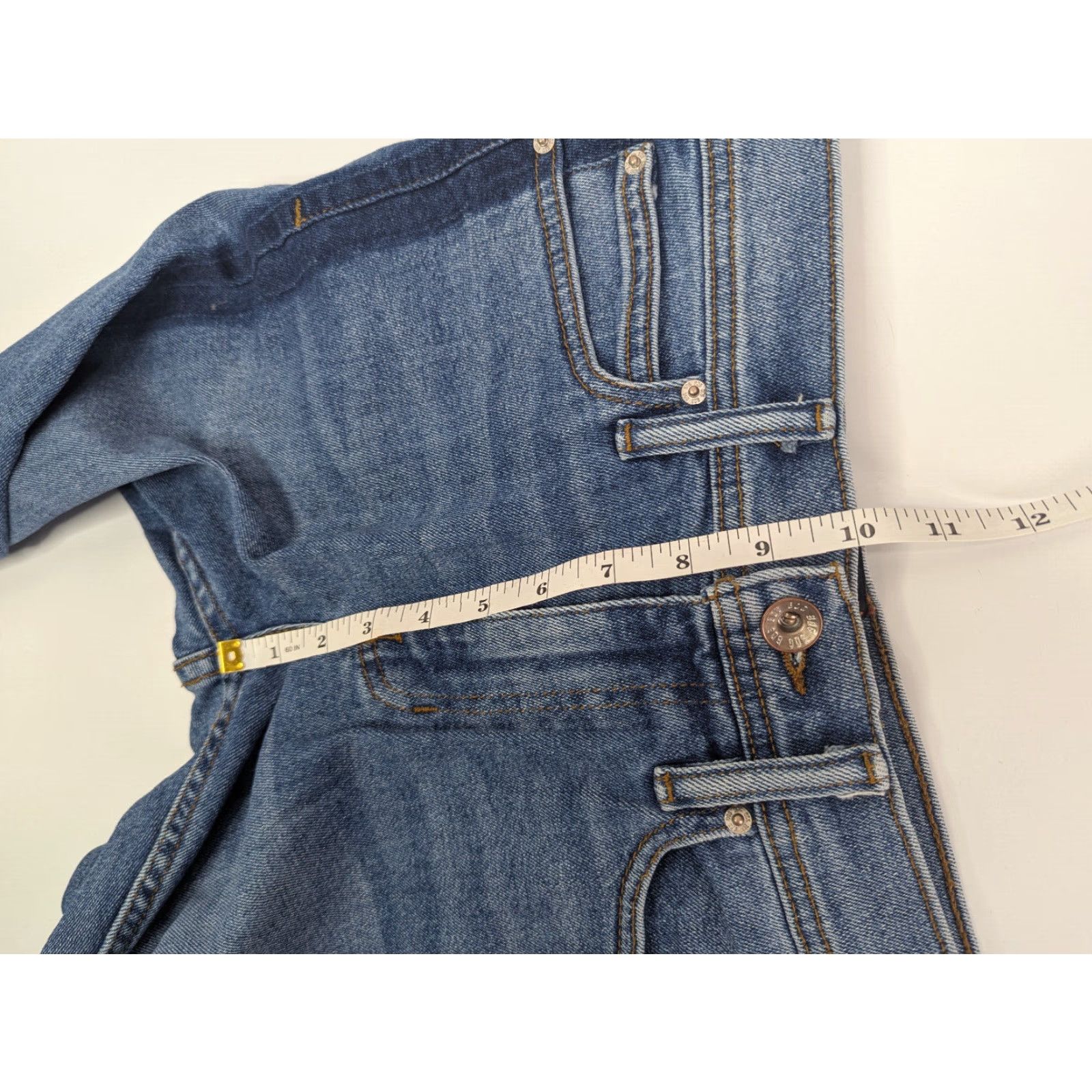 Bdg BDG Skinny Jeans Dark Side Panels Size 29 Cotton Denim Women Slim Stretch Flat Pockets Blue Modern Classic Designer Size 29" - 7 Thumbnail