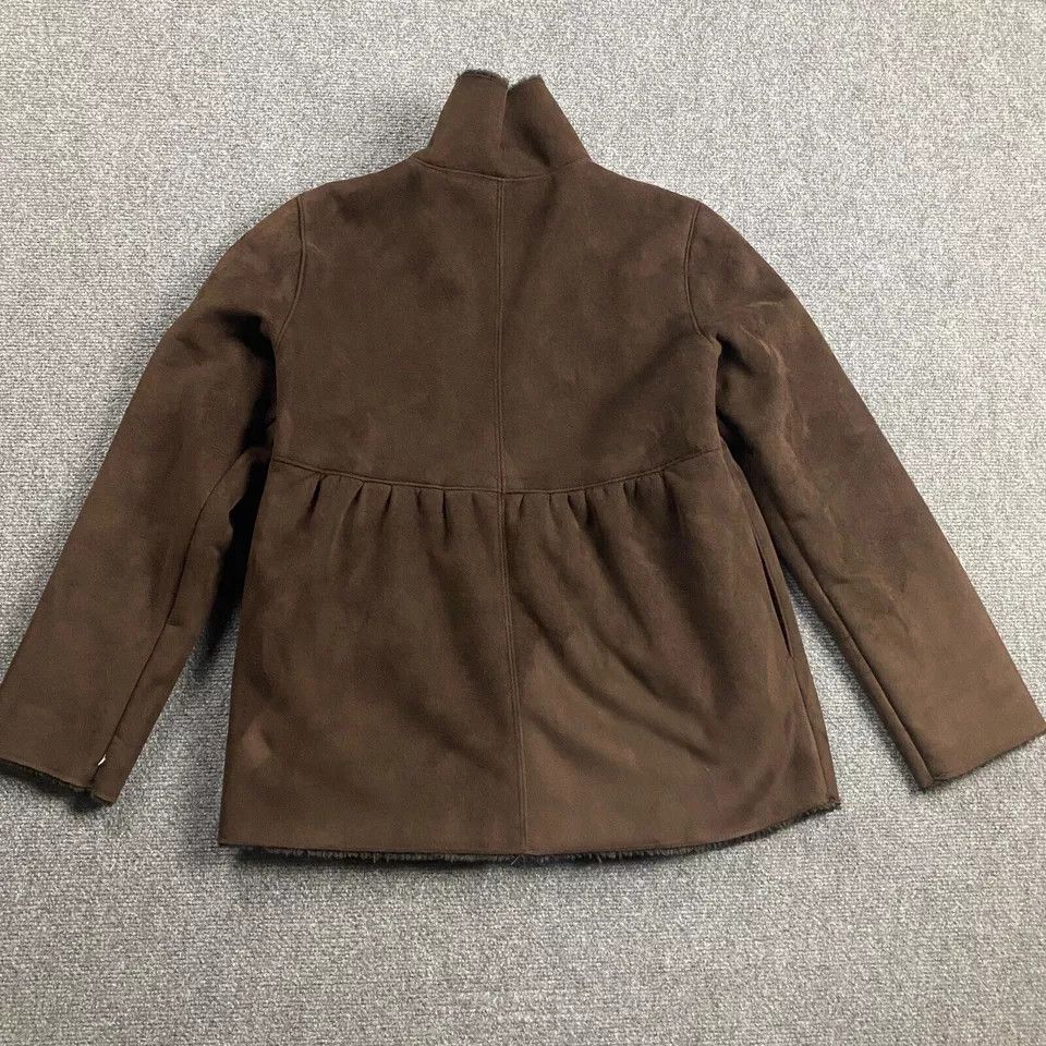 Calvin Klein Calvin Klein Jacket Women's Small Suede Faux Fur Lined Size S / US 4 / IT 40 - 3 Thumbnail