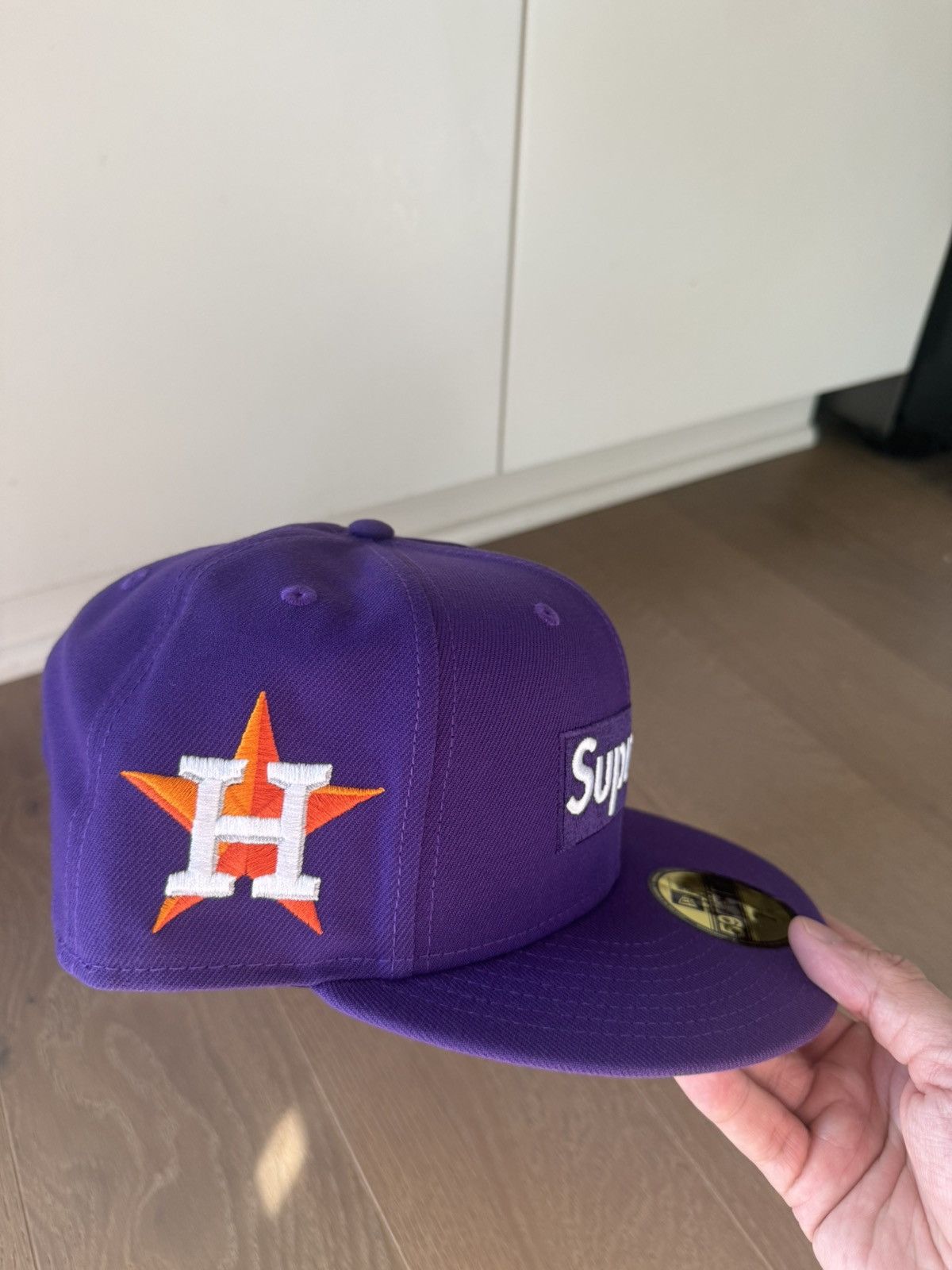 Supreme Supreme MLB Houston Astros Box Logo New Era Purple 7 5/8 Size ONE SIZE - 5 Thumbnail