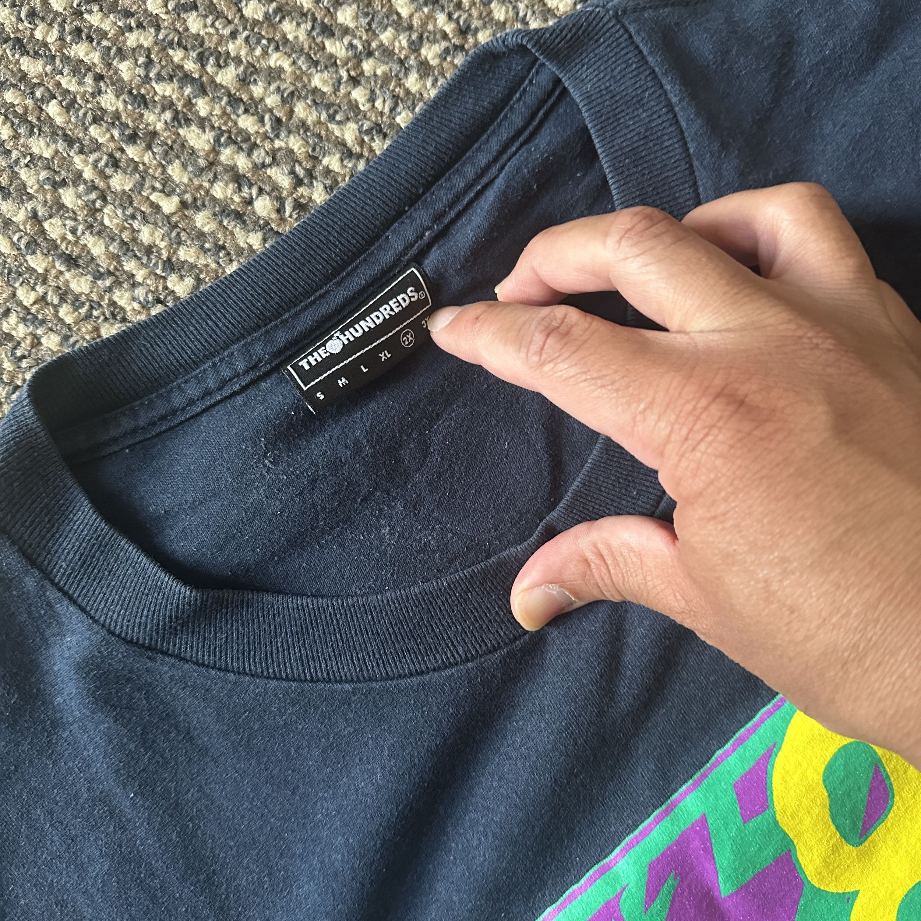 The Hundreds The Hundreds Dark Blue Graphic Tee XXL Size US XXL / EU 58 / 5 - 4 Thumbnail