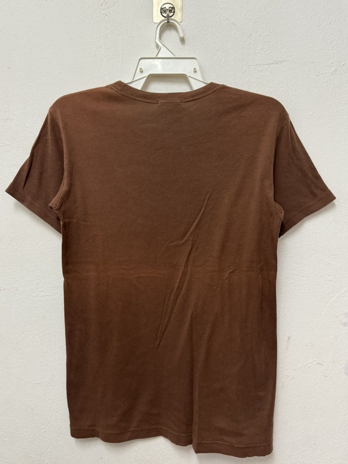Issey Miyake Issey Miyake Plaid Brown T shirt Slim Fit Size US S / EU 44-46 / 1 - 5 Thumbnail
