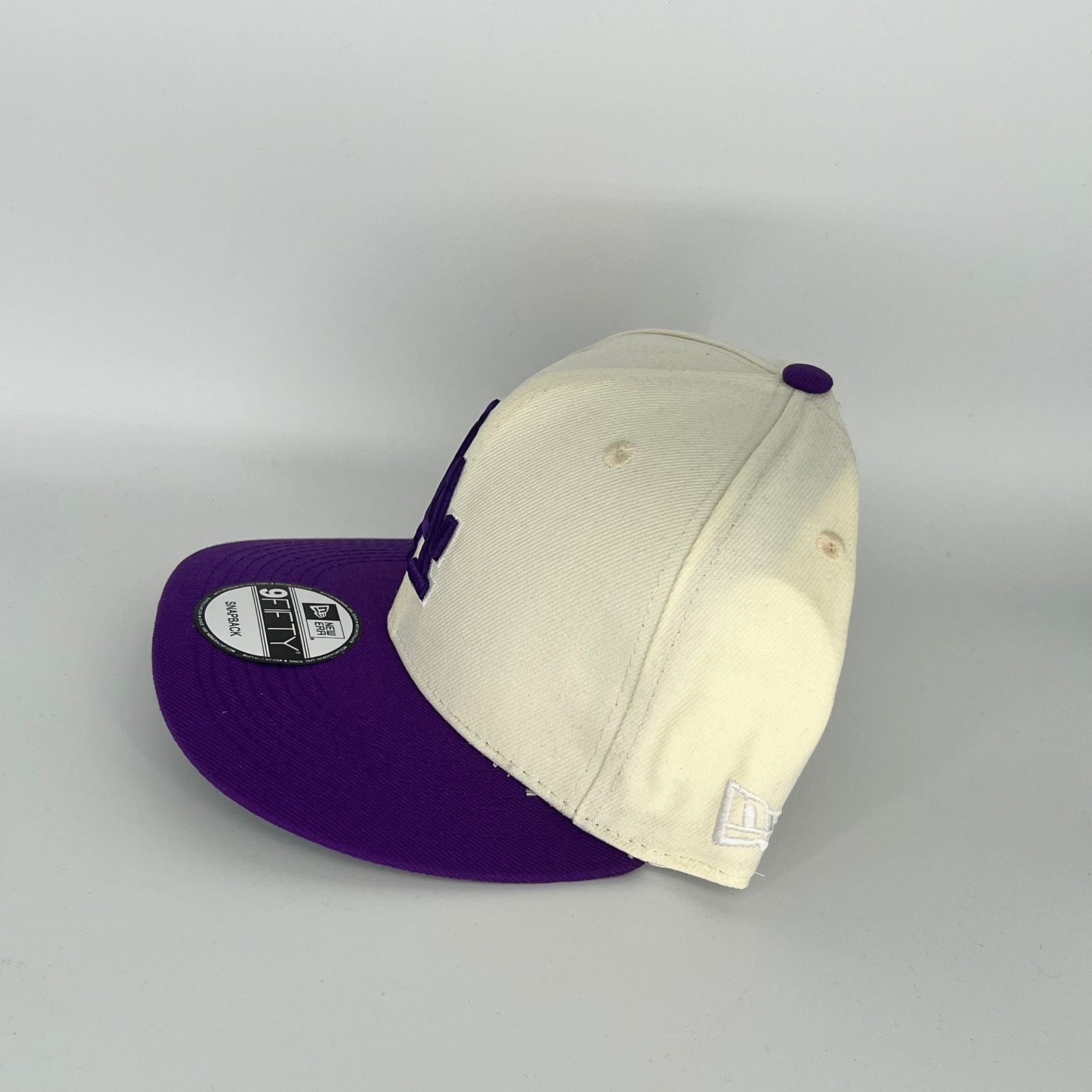 New Era White Purple Los Angeles Dodgers 50th Anniversary New Era Size ONE SIZE - 2 Thumbnail