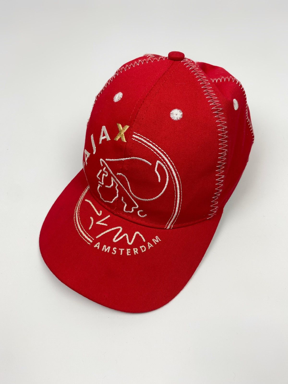 Umbro 1990s Vintage FC Ajax Amsterdam Logo Embroidery Cap in Small Size ONE SIZE - 1 Thumbnail