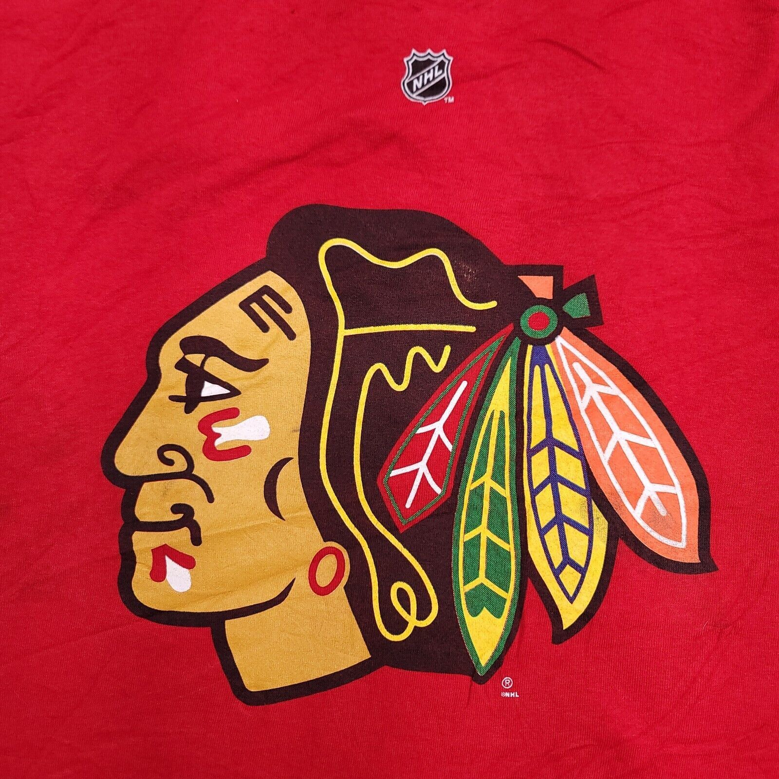 Reebok Reebok NHL Chicago Blackhowks #19 Toews T Shirt Mens Size XL Size US XL / EU 56 / 4 - 3 Thumbnail