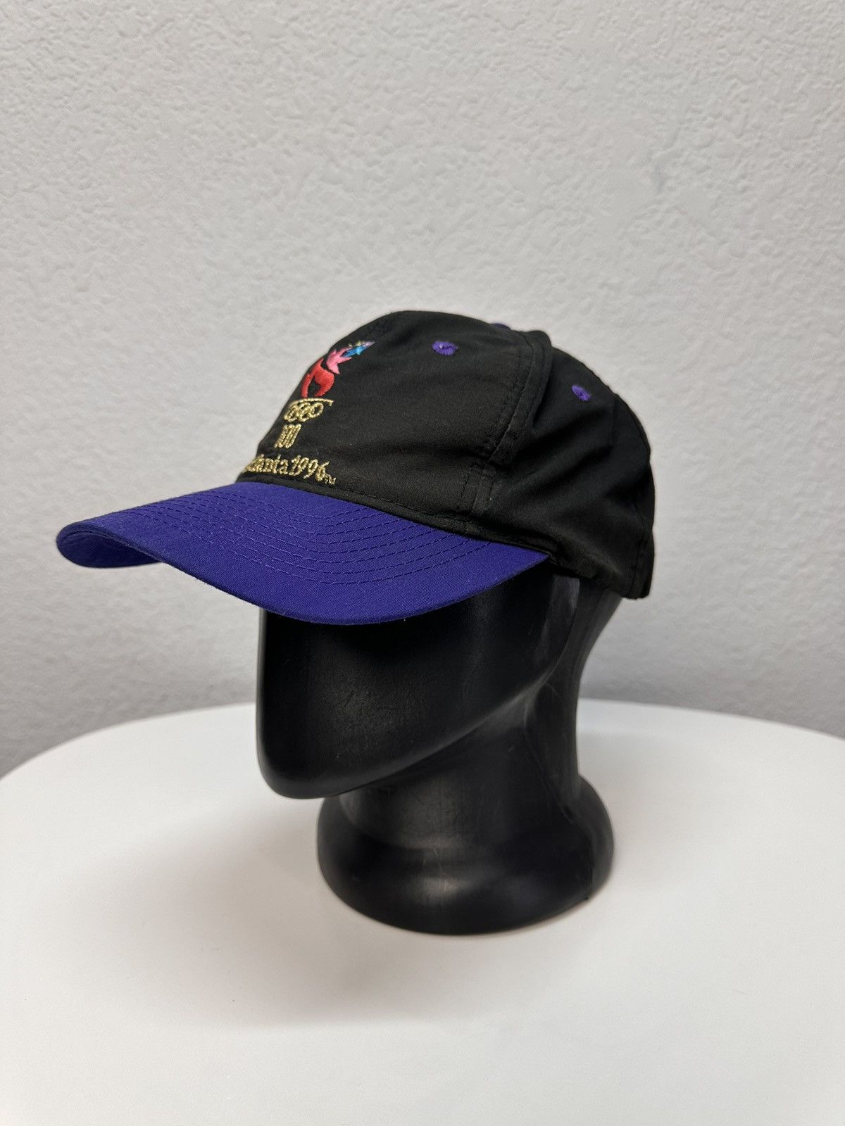 Other Vintage Atlanta 1996 Olympic Games black purple cap Size ONE SIZE - 2 Thumbnail