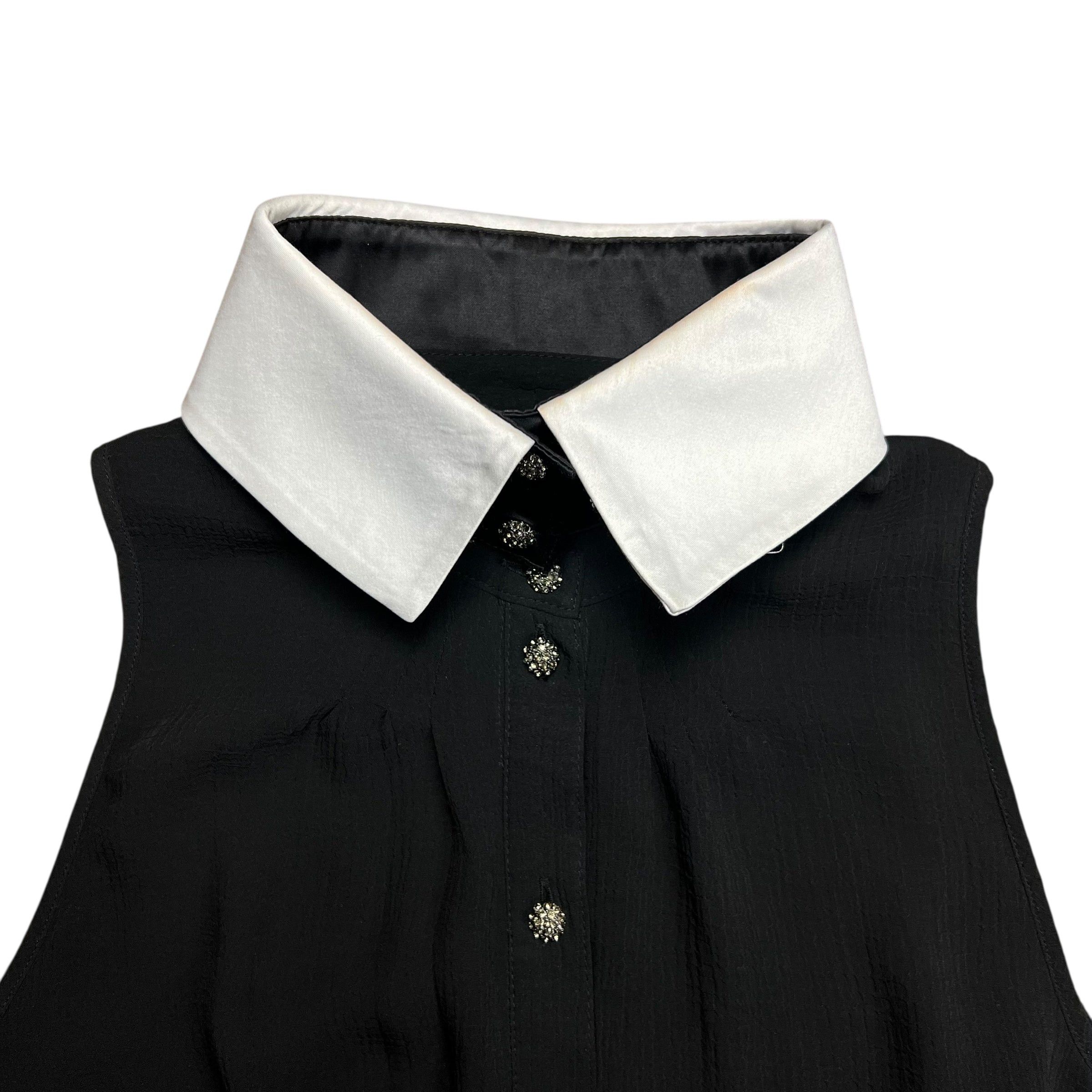 Karl Lagerfeld Karl Lagerfeld Black Sleeveless Dress - 6 Size M / US 6-8 / IT 42-44 - 4 Thumbnail