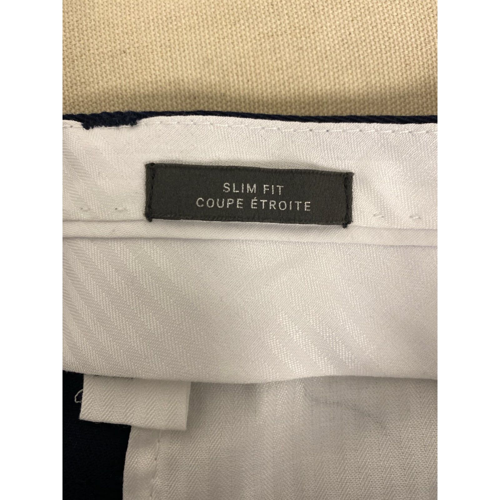 H&M H&M Slim Fit Chino Pants Men’s 32x32 Navy Flat Front Casual Workwear Skinny Size US 32 / EU 48 - 7 Thumbnail