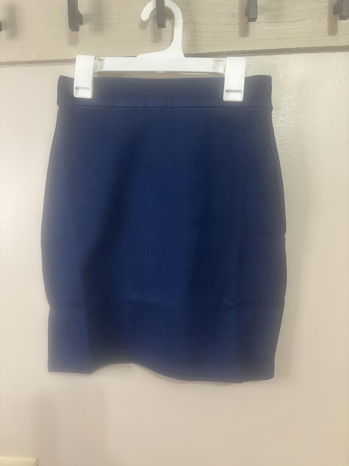 Designer Susana Monaco Women's Navy Blue Mini Skirt XS Size 26" / US 2 / IT 38 - 1 Thumbnail
