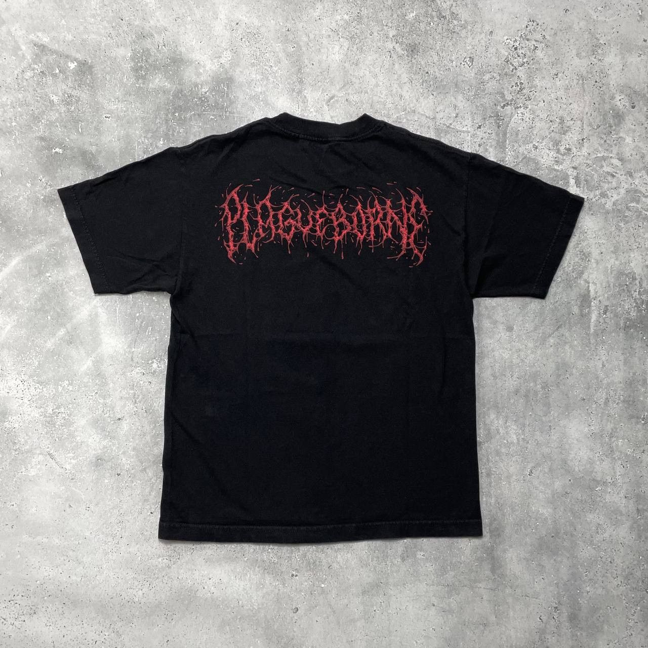 Band Tees Plagueborne Death Metal Band T Shirt Black Size S/M Size US S / EU 44-46 / 1 - 2 Thumbnail