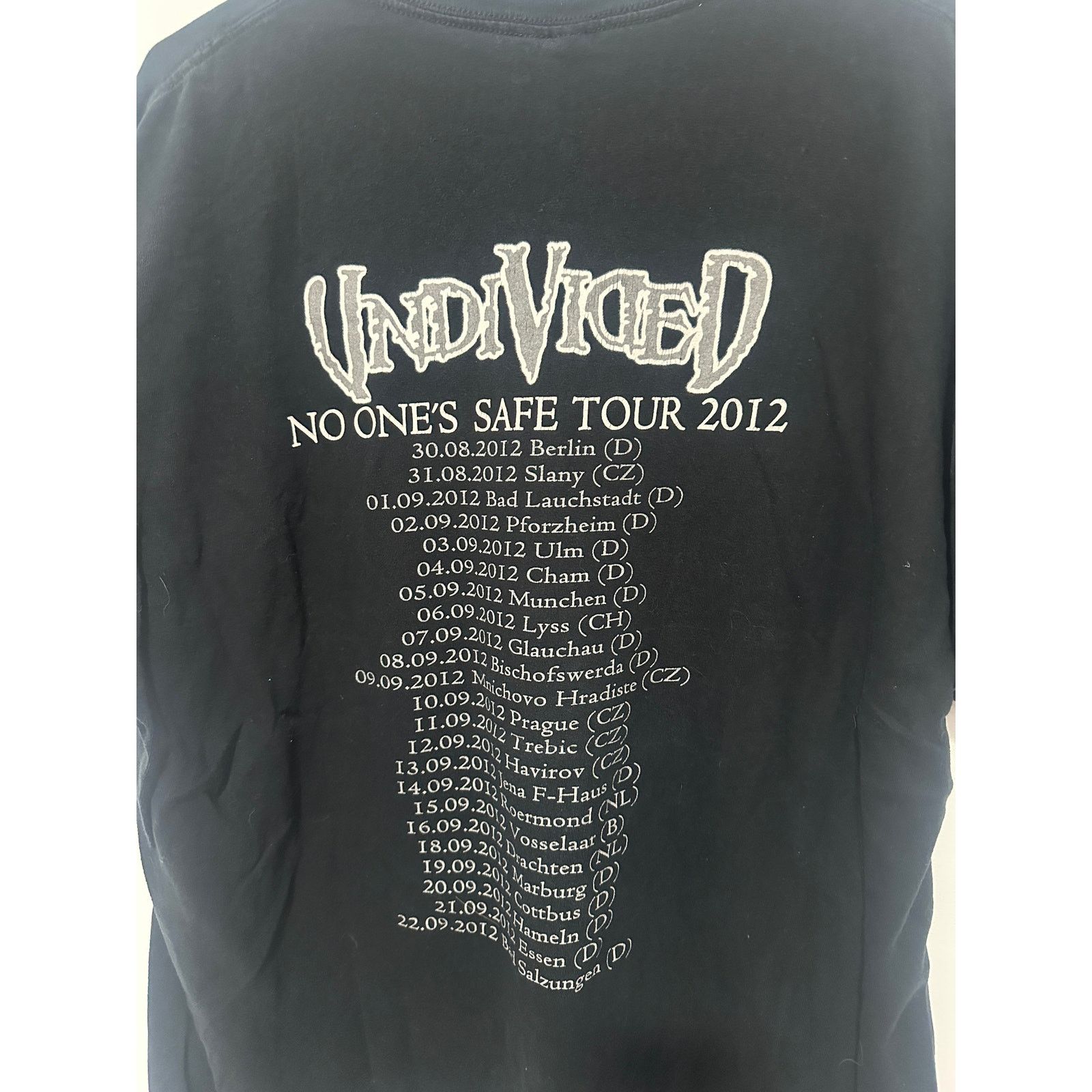 Band Tees × Gildan 2012 Undivided Tour T-Shirt - XL Size US XL / EU 56 / 4 - 5 Thumbnail