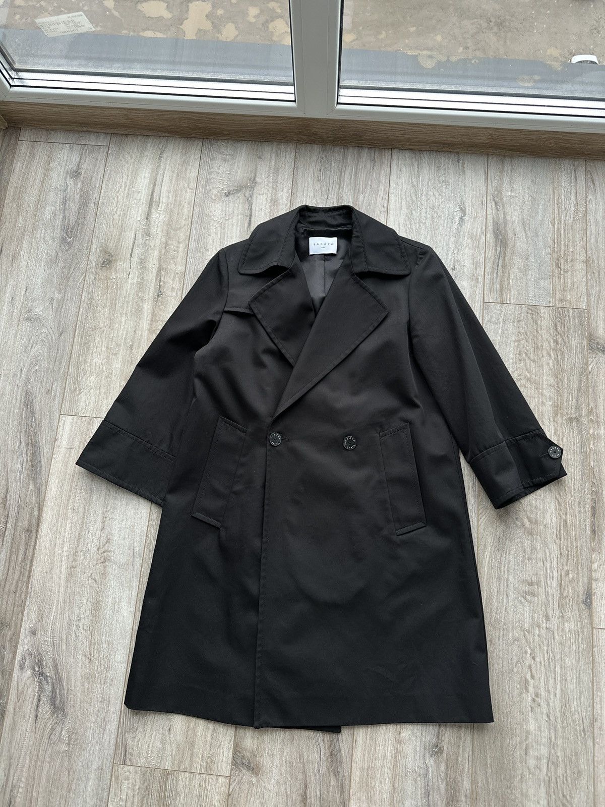 Sandro Sandro coat Cropped Sleeves Womens Large Size L / US 10 / IT 46 - 5 Thumbnail