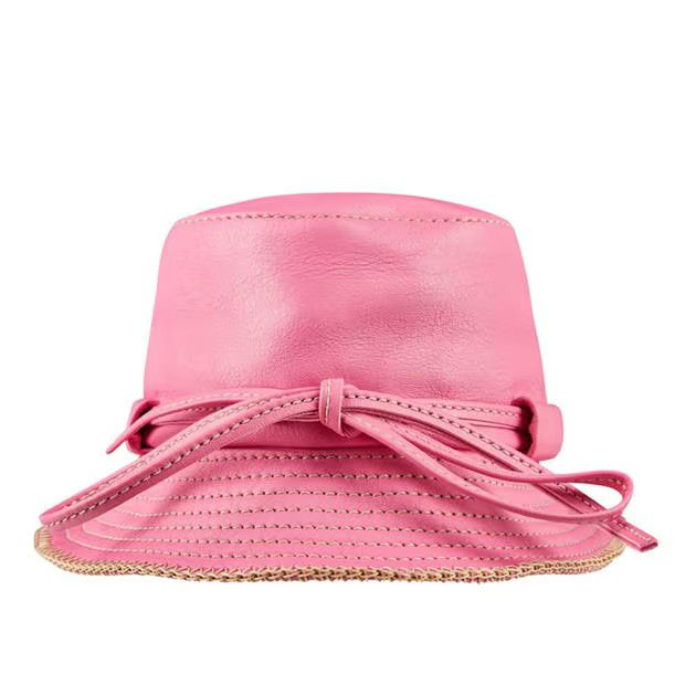 Jacquemus o1g2r1mq1024 Size: 60 / Bucket Hat in Pink Size ONE SIZE - 3 Thumbnail
