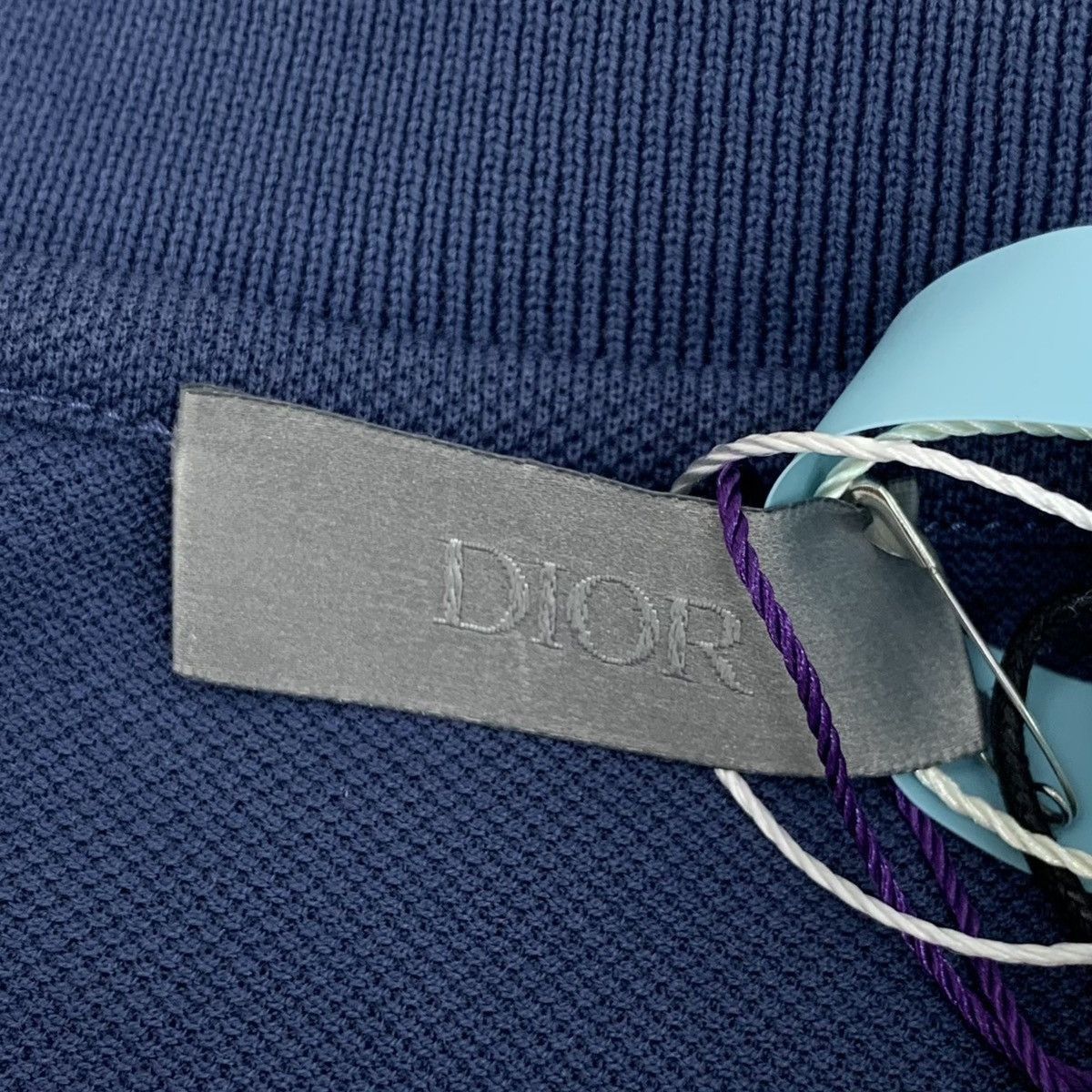 Dior Blue Short-Sleeve Polo Shirt Size M Size US M / EU 48-50 / 2 - 6 Thumbnail