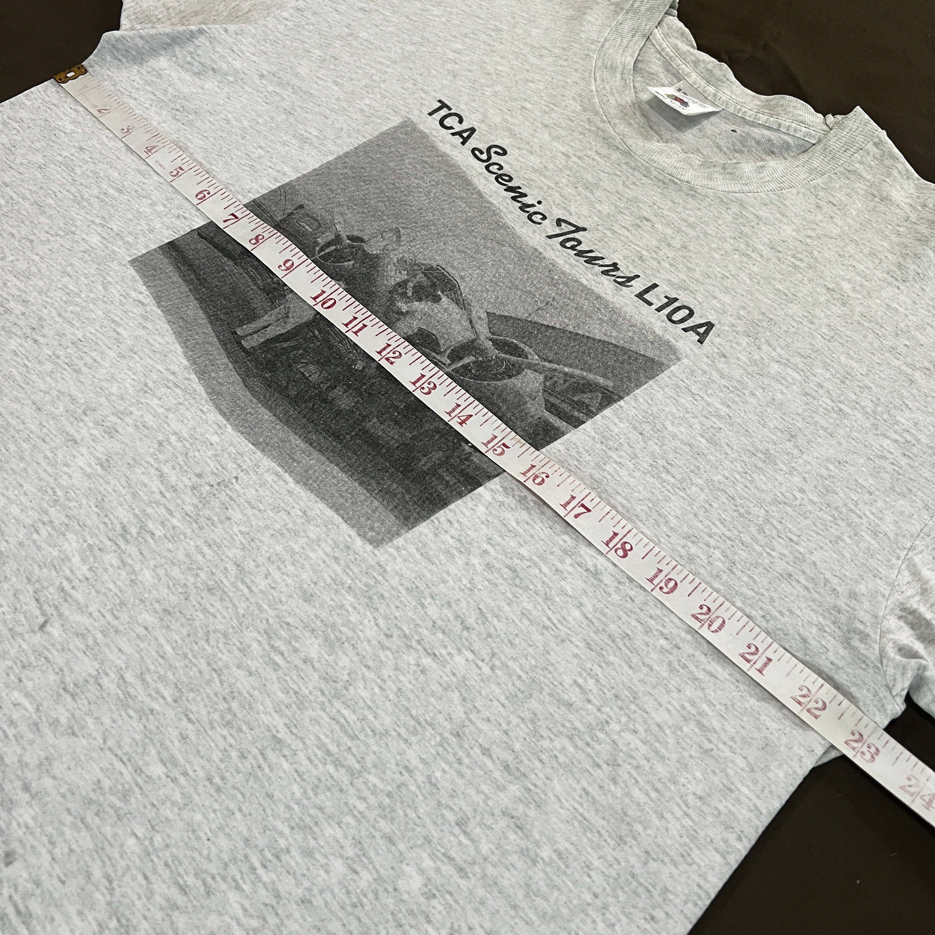 Vintage Vintage 90s TCA Scenic Tours L10A Photography Promo Tee XL Size US XL / EU 56 / 4 - 7 Thumbnail