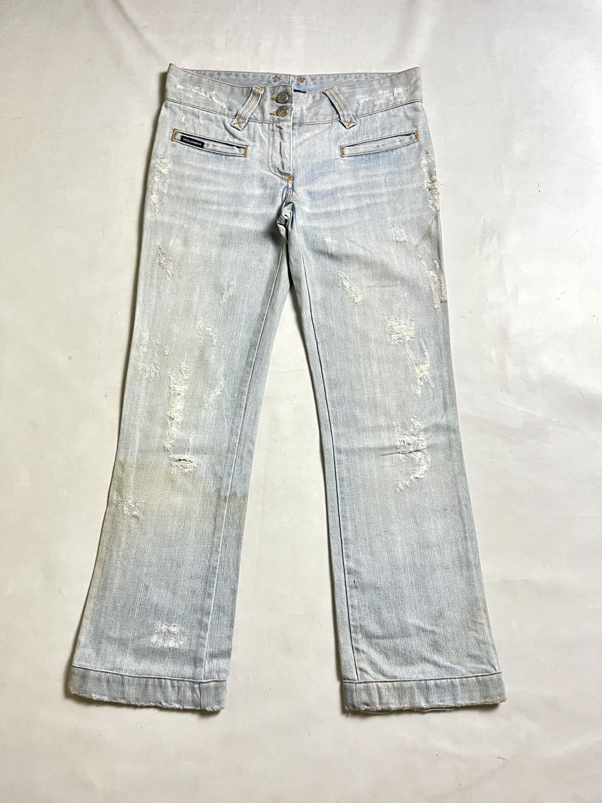Kapital 00s Dolce Gabbana Bell Botom denim pant Size US 32 / EU 48 - 1 Thumbnail