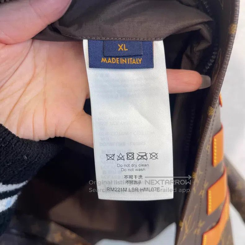 Louis Vuitton Louis Vuitton Co-branded nigo full print print leather jac Size US XL / EU 56 / 4 - 6 Thumbnail
