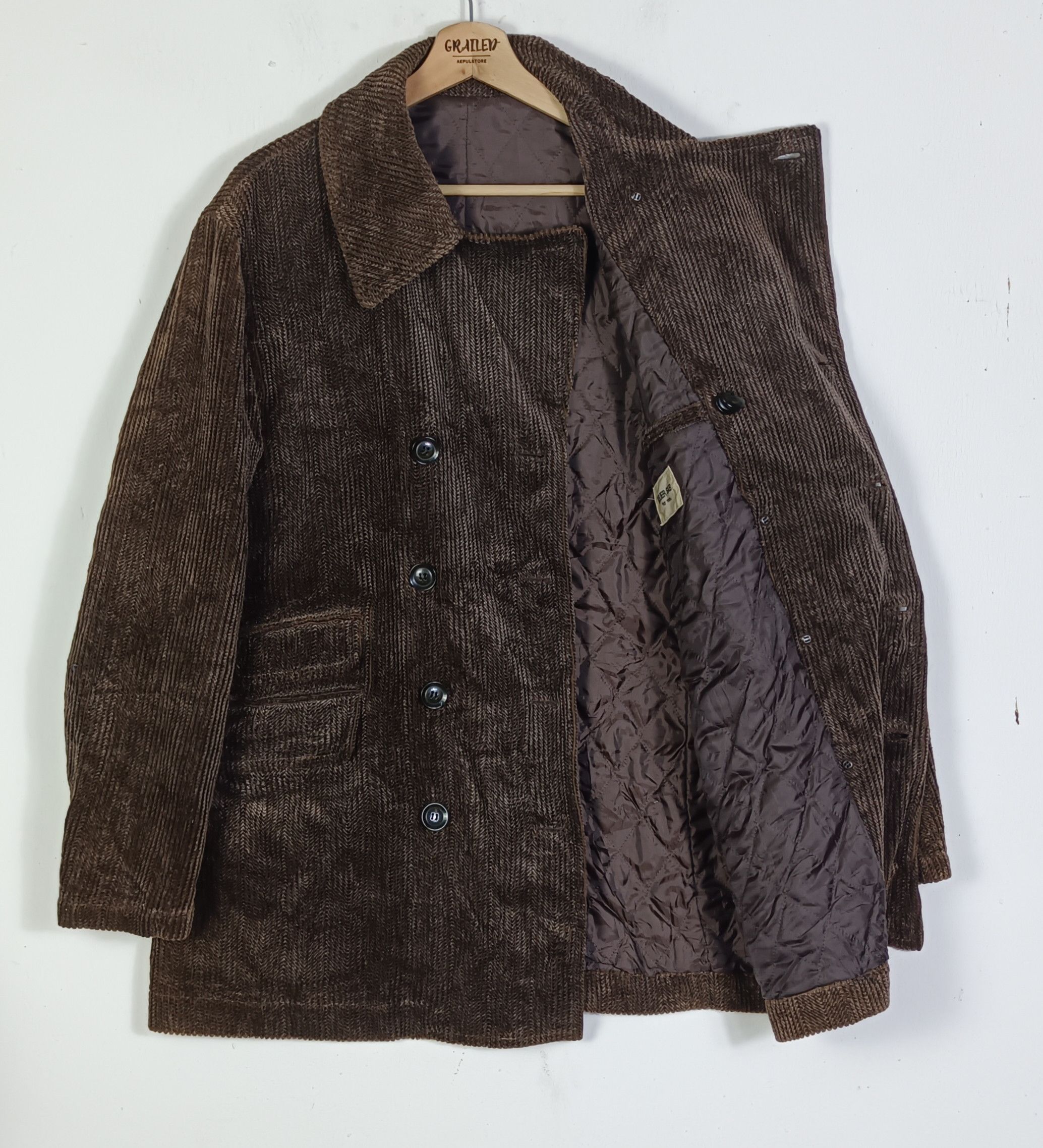 Japanese Brand Vintage 90s Atelier Sab For Men Half Coat Jacket Size US L / EU 52-54 / 3 - 2 Thumbnail