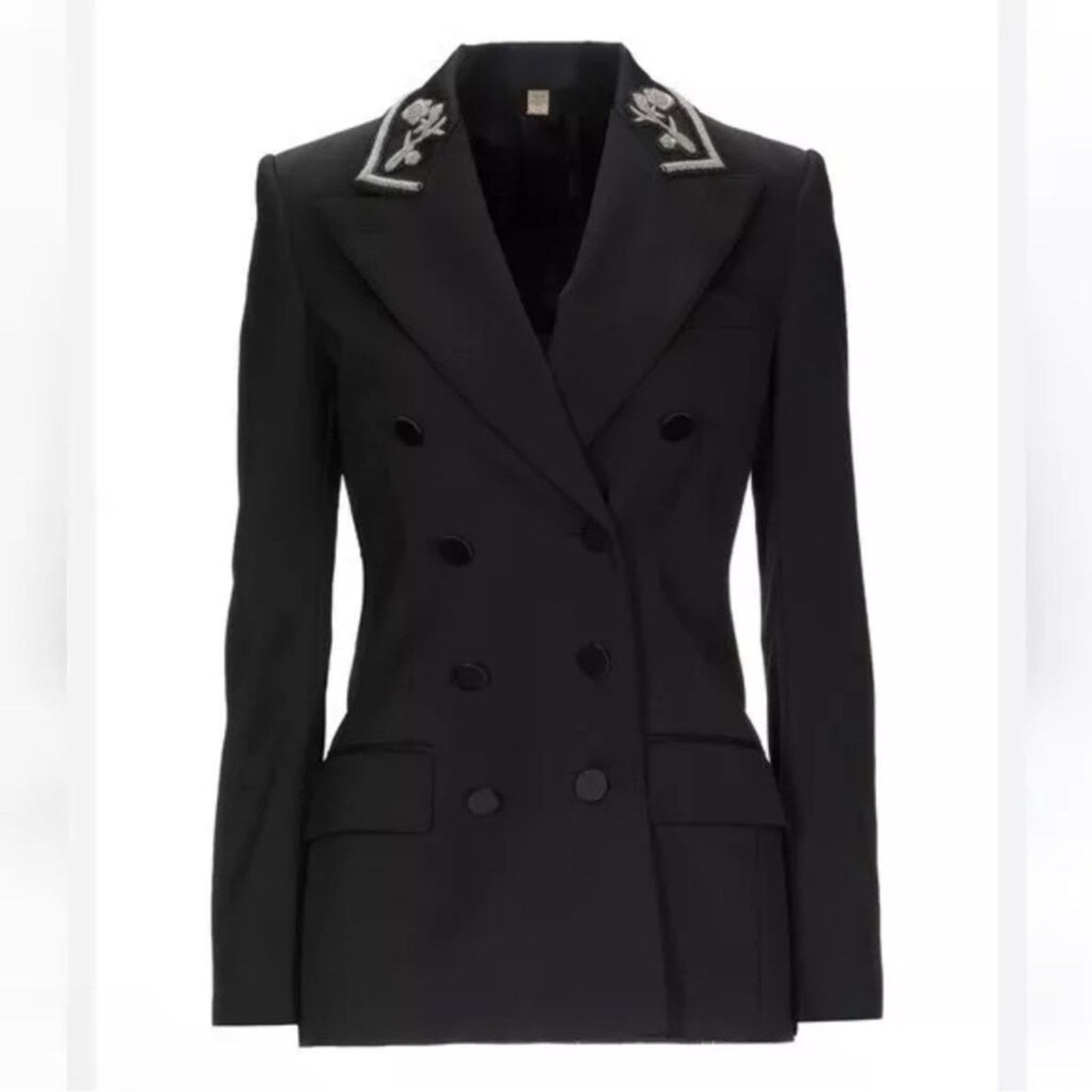 Burberry Burberry Black Double-Breasted Blazer size 2 Size XS / US 0-2 / IT 36-38 - 1 Thumbnail