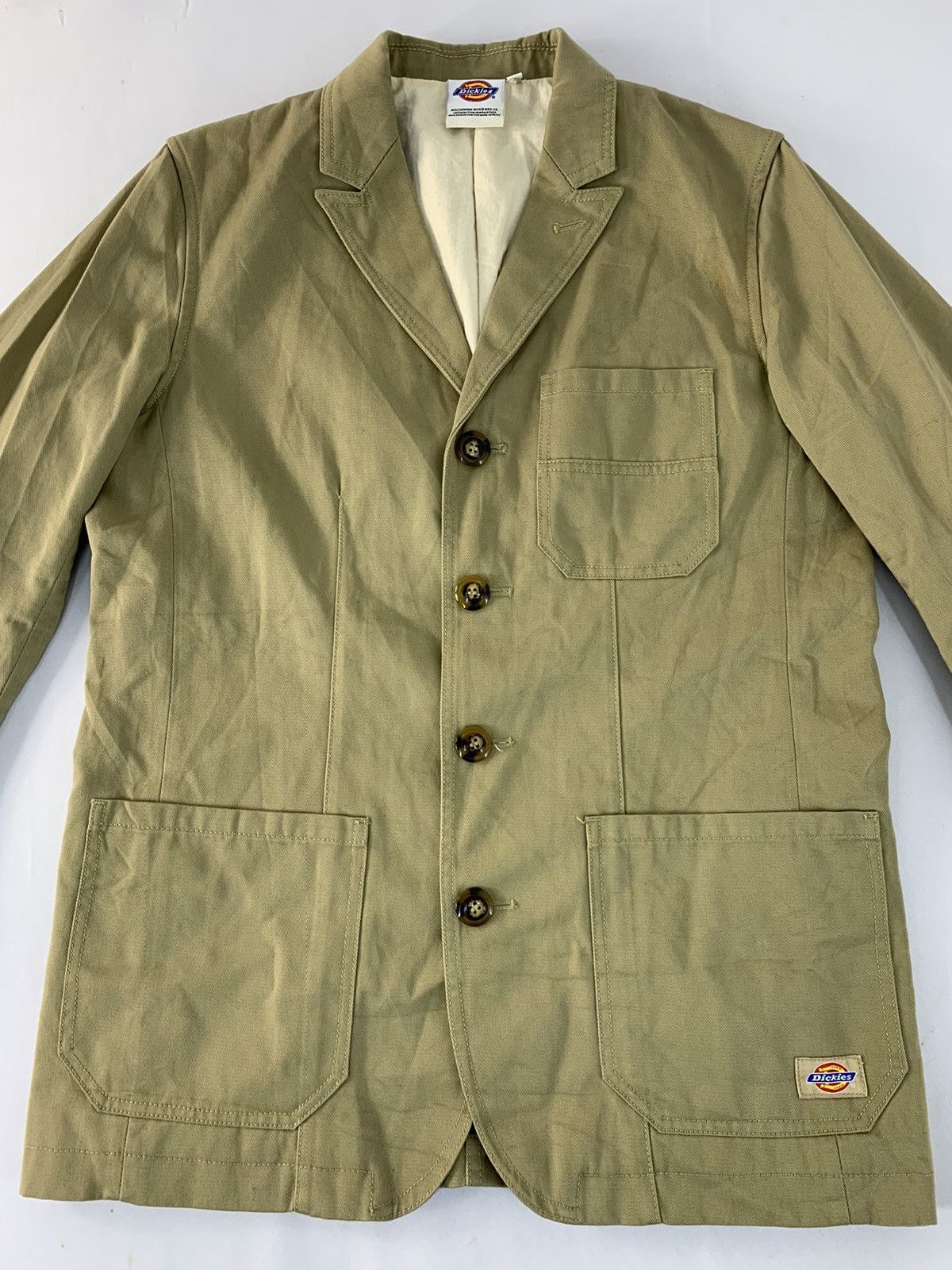 Dickies 90s Dickies T/C Twill Multi Pocket Coat Khakis Jacket Size US S / EU 44-46 / 1 - 2 Thumbnail