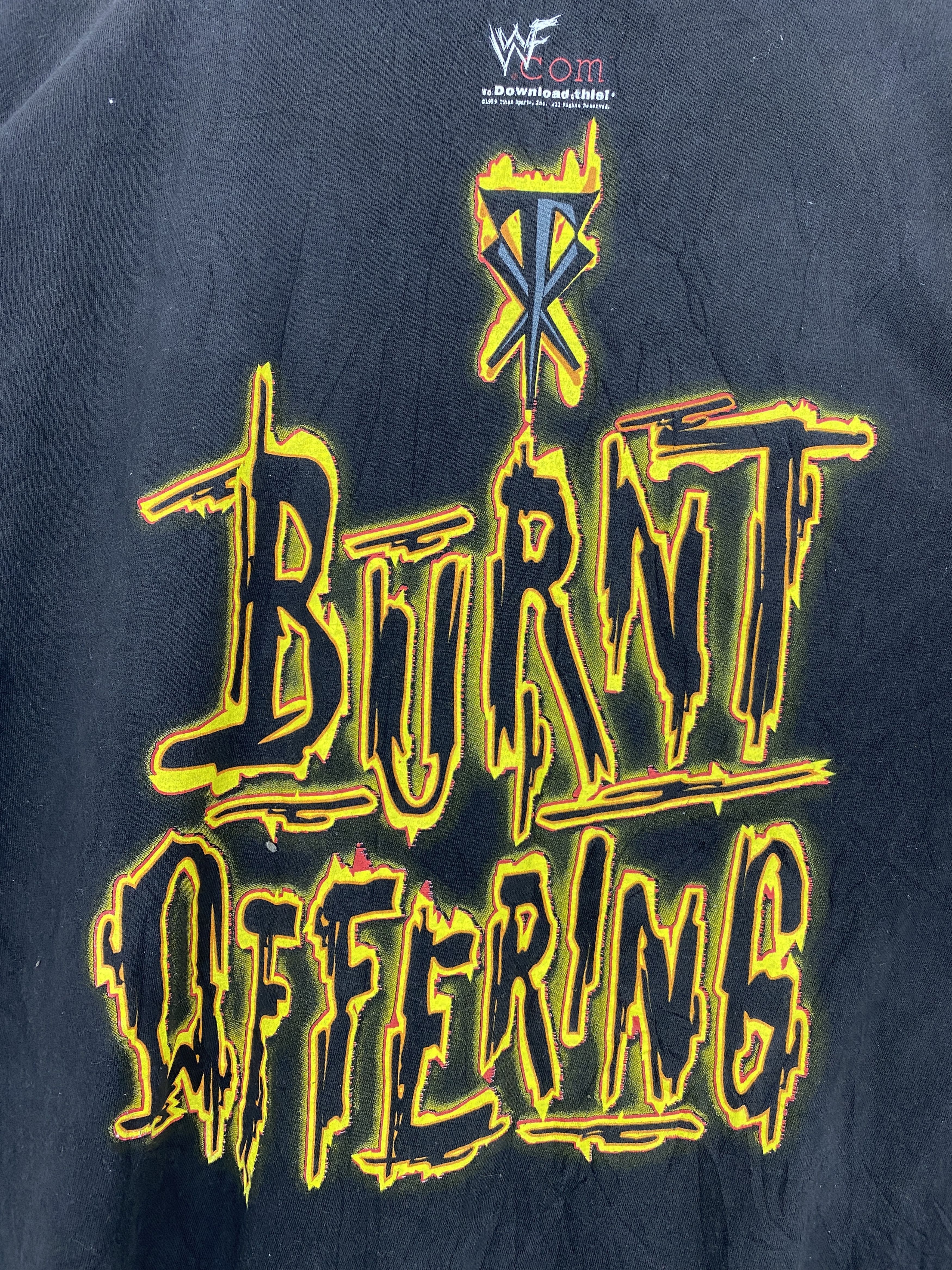 Vintage × WWE × WWF Vintage 90s WWF The Undertaker Burn Offerings Tee TA0563 Size US XL / EU 56 / 4 - 5 Thumbnail