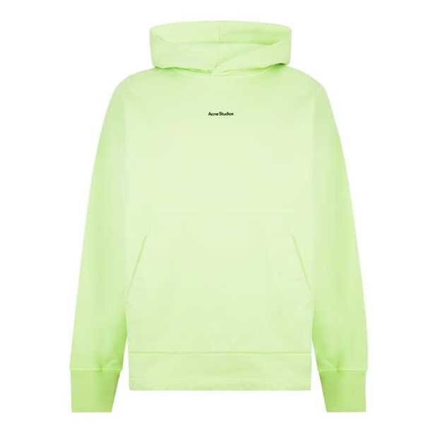 image of Acne Studios O1G2R1Mq0324 Hoodies In Fluo Green, Men's (Size Medium)